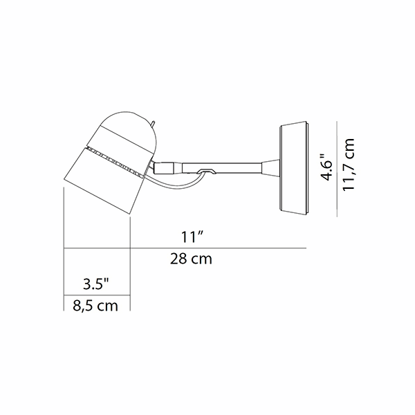 Counterbalance Sort Spot Loftlampe Fra Luceplan Se Mere Her