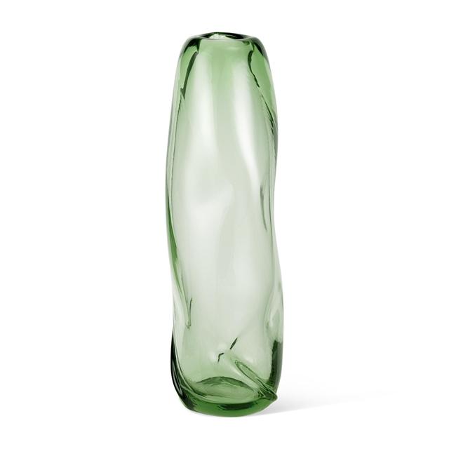 Ferm Living Water Swirl Vase Høj Genbrugsglas
