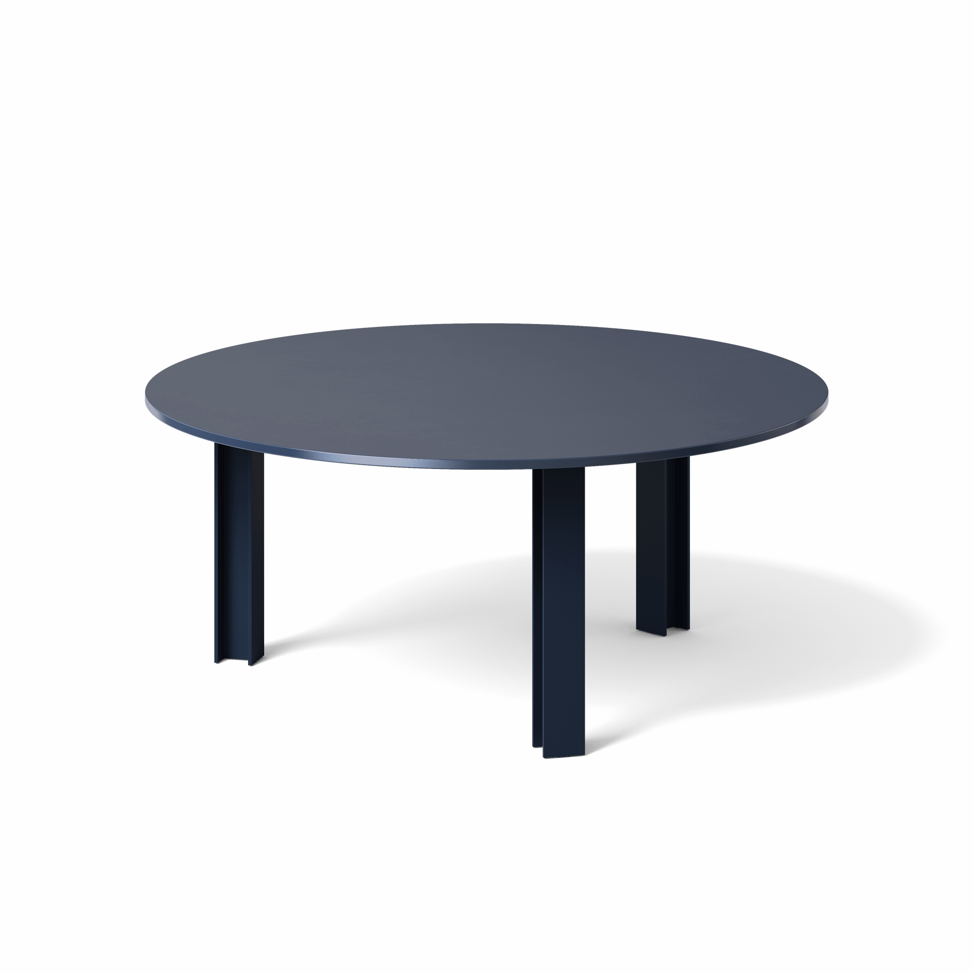 +Halle HEB 05 Eettafel Ø170xH73 Donker Blauw