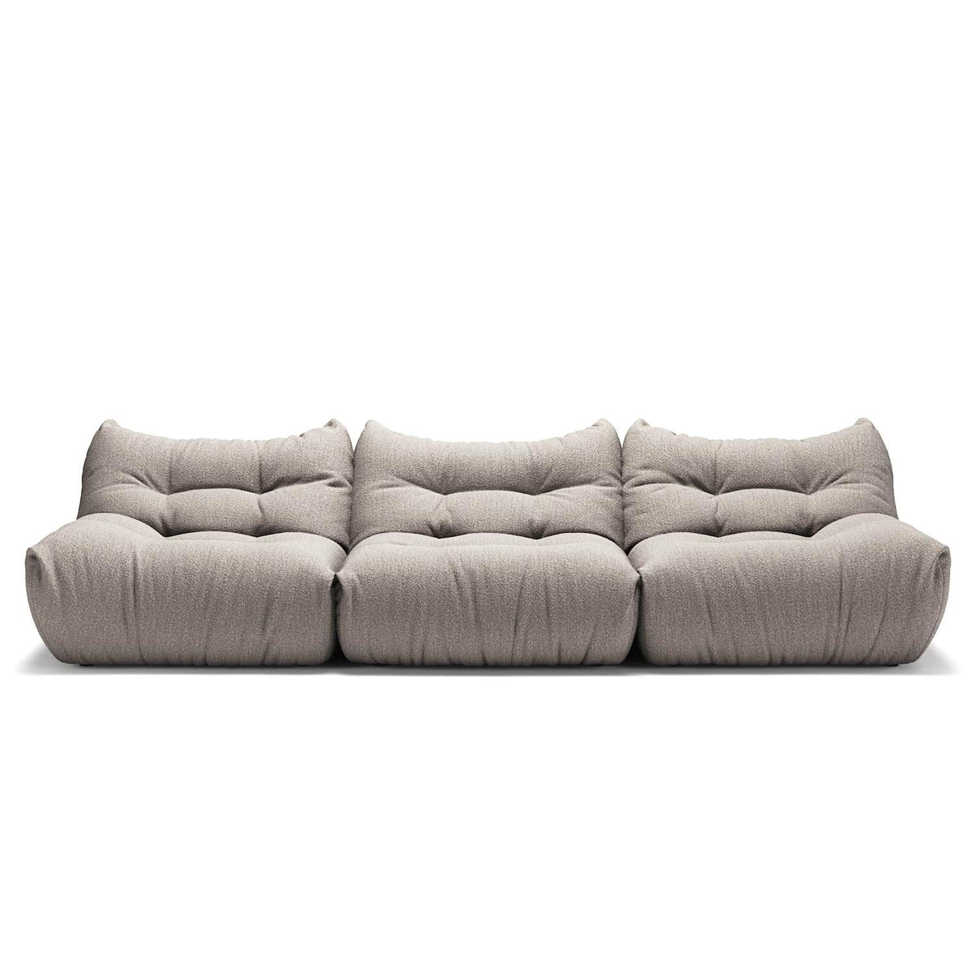 Divano Decotique MONO 3 posti Beige Argilla