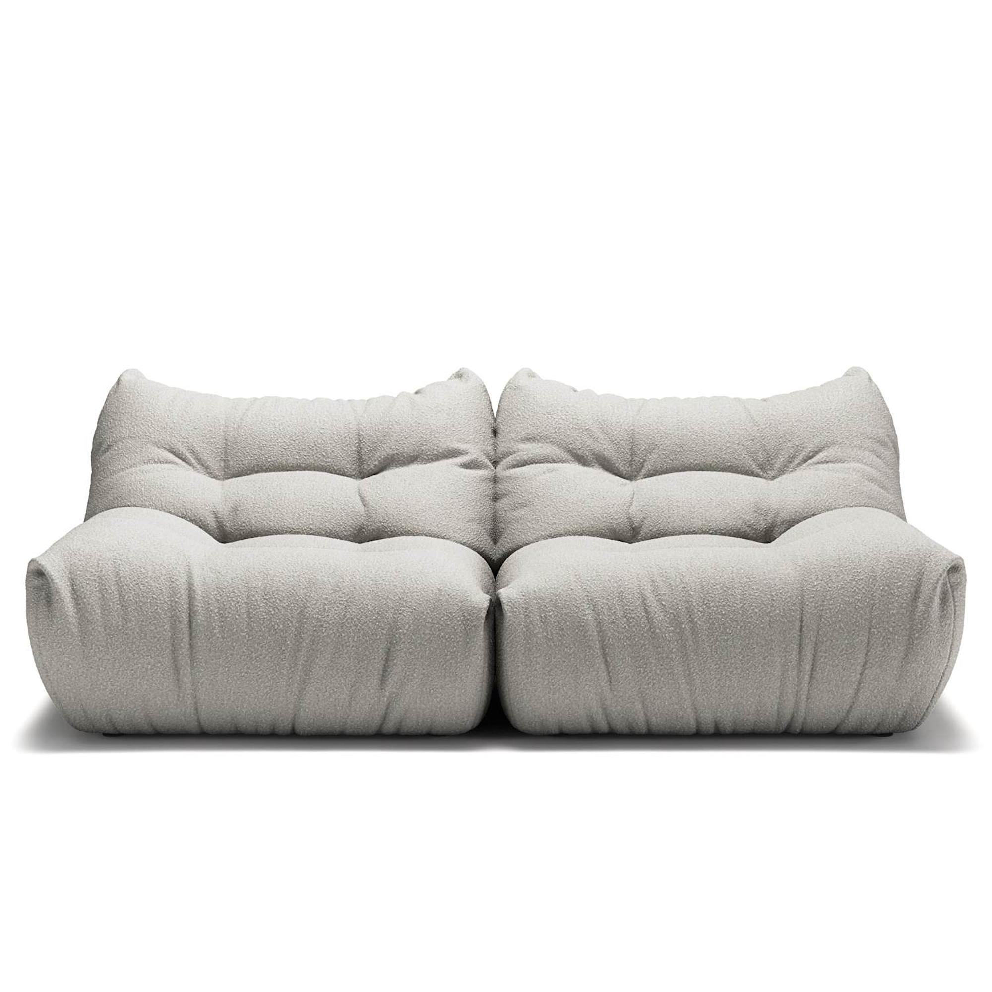 Decotique MONO 2-zitsbank Steam White