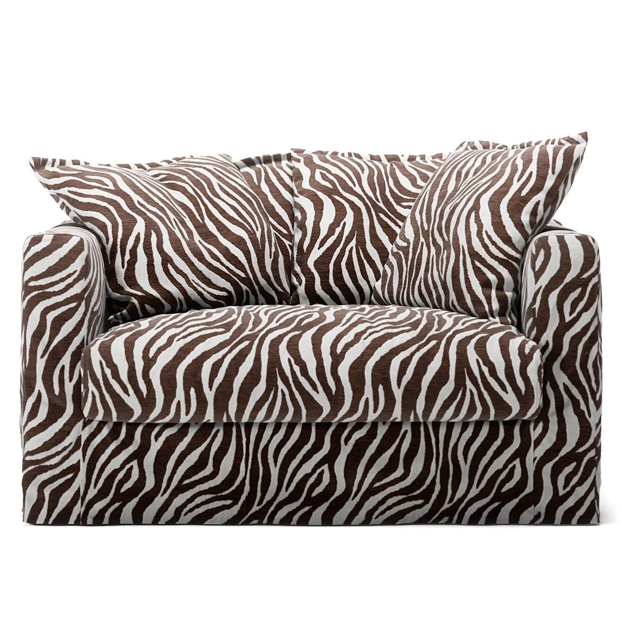 Poltrona a due posti Decotique Le Grand Air Zebra/ Marrone/ Bianco