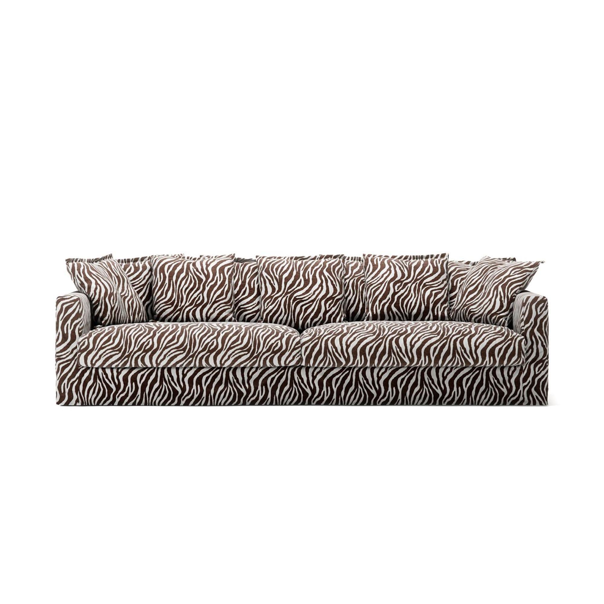 Divano Decotique Le Grand Air 4 Posti Zebra/ Marrone/ Bianco