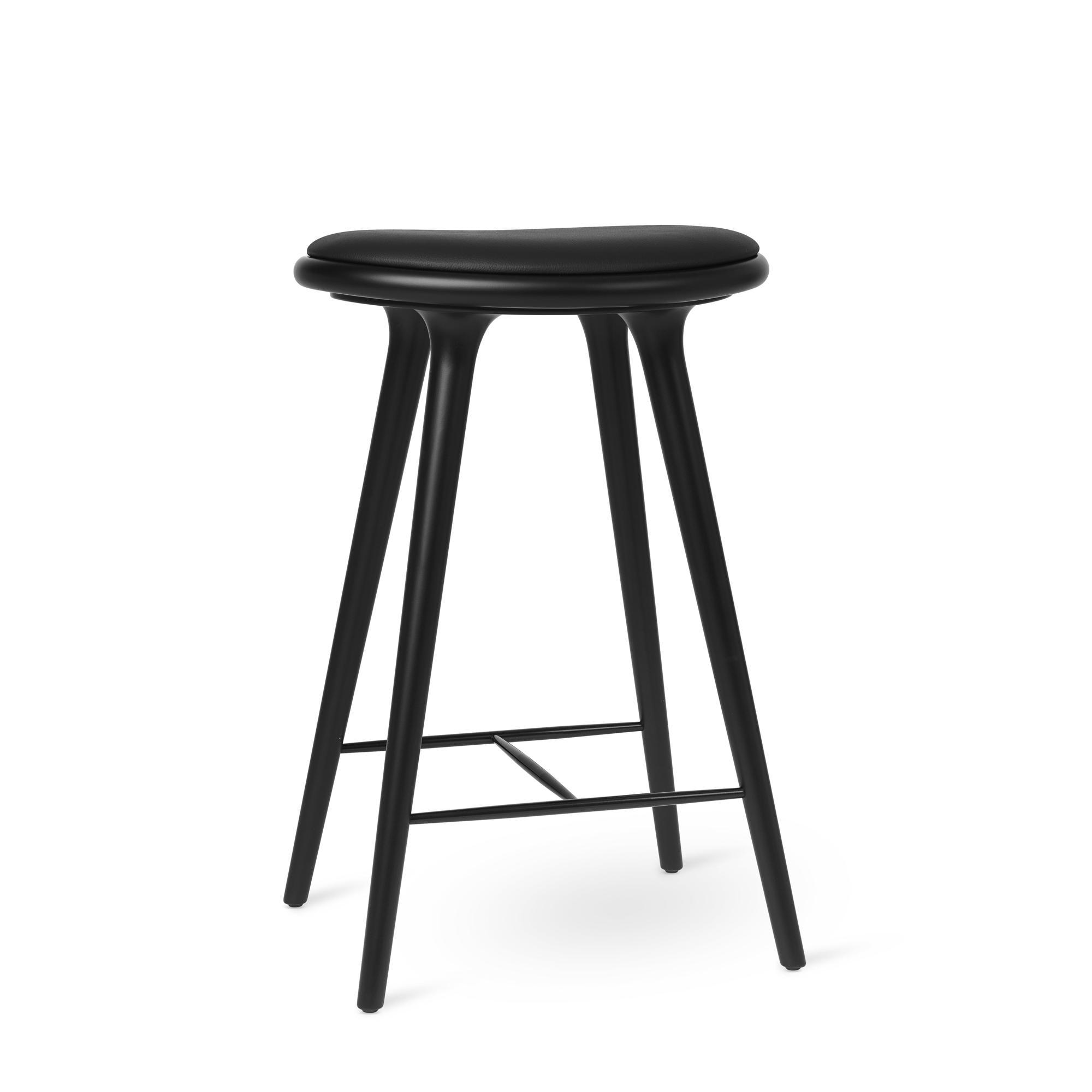 Mater High Stool Barstol Sort Bøg 69cm