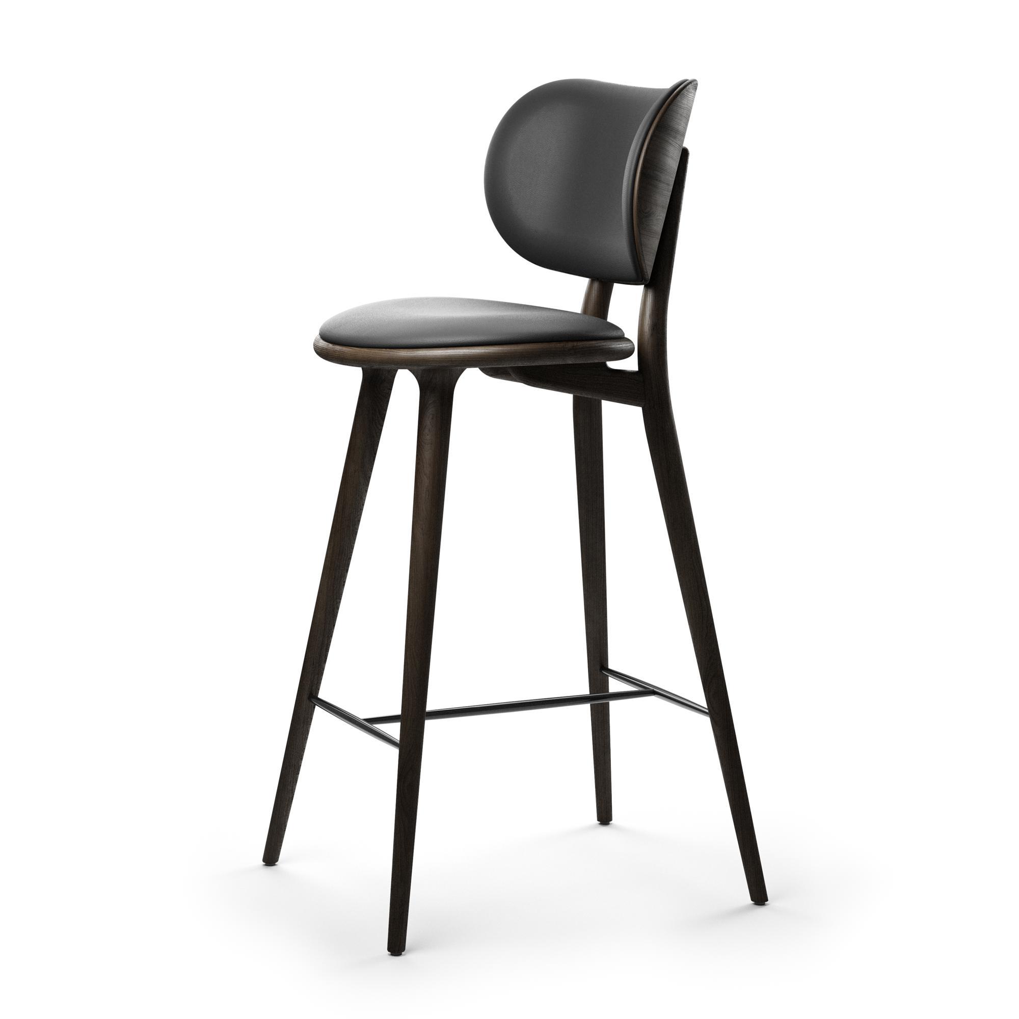 Mater The High Stool Bar Stool M. Back Sirka Gray Beech