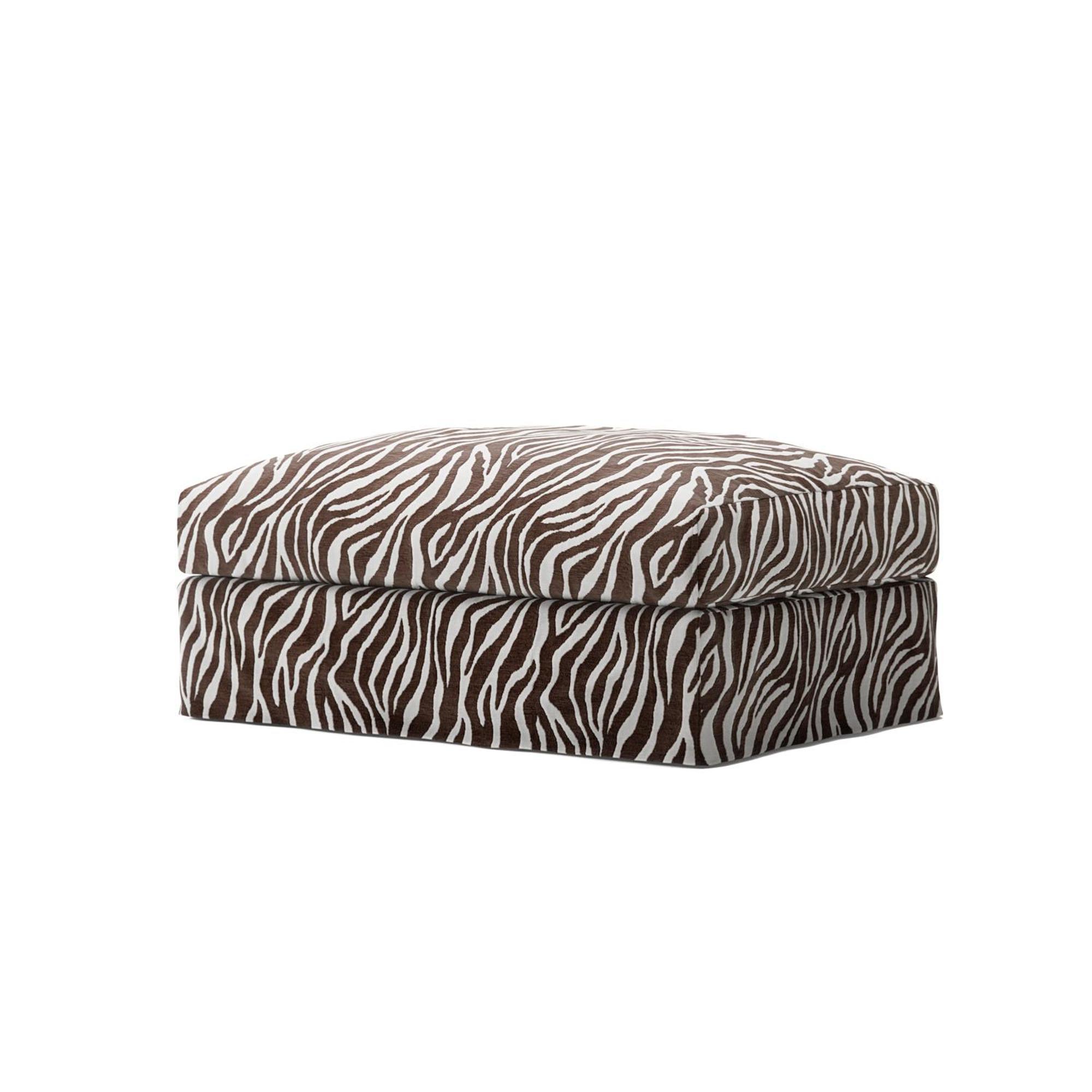 Podnóżek Decotique Le Grand Air Zebra/ Brązowy/ Biały