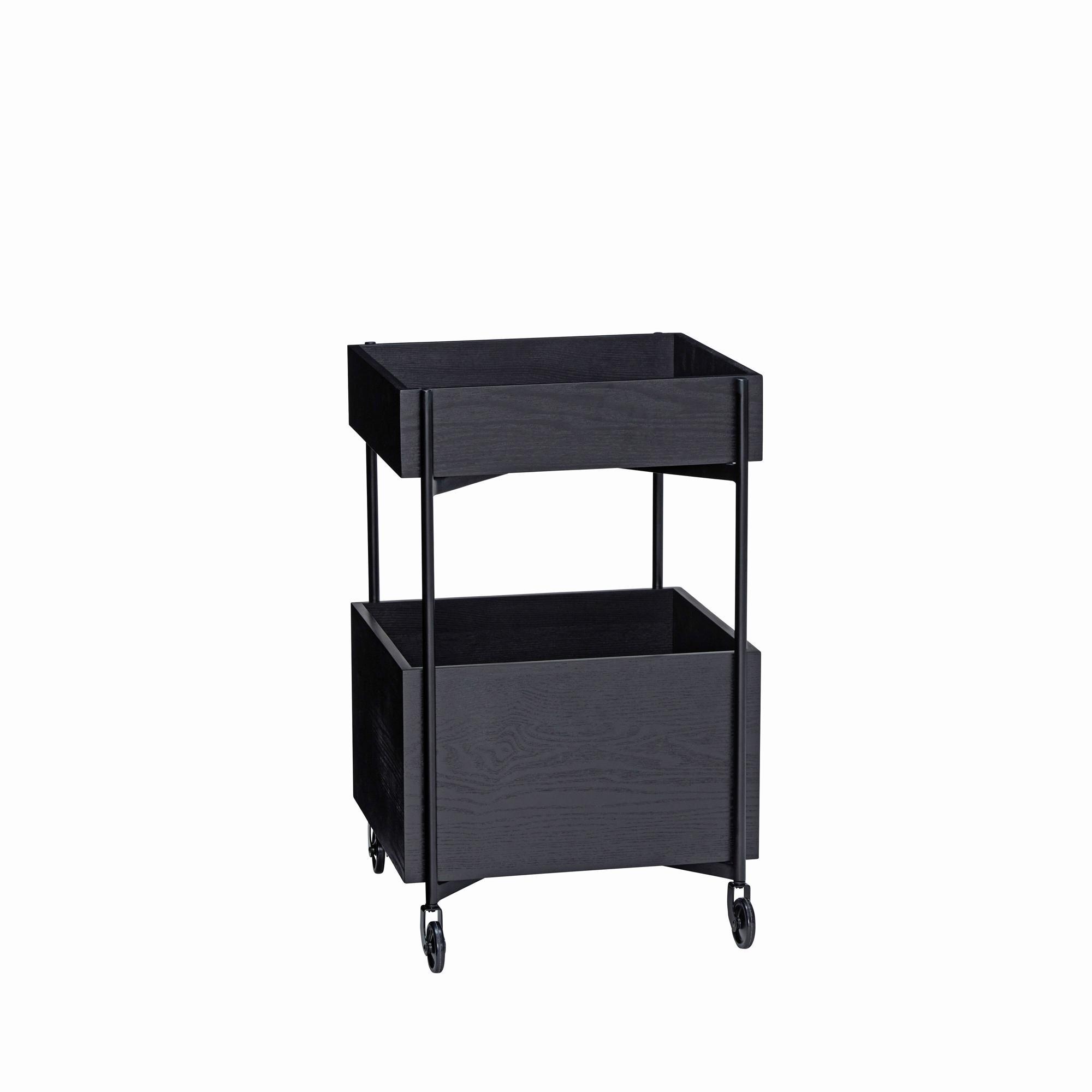 Hübsch Fresh Rolling Table Black