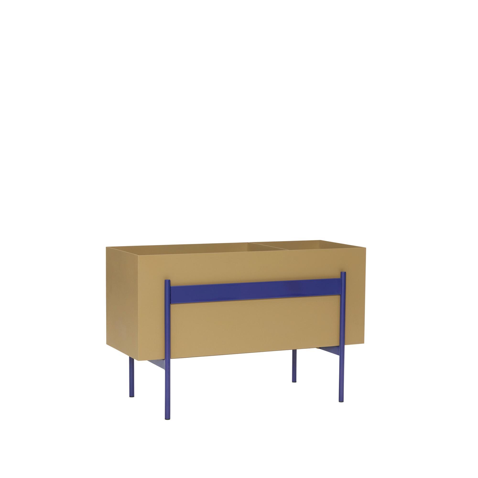 Hübsch Awe Pflanzgefäß Khaki/Blau
