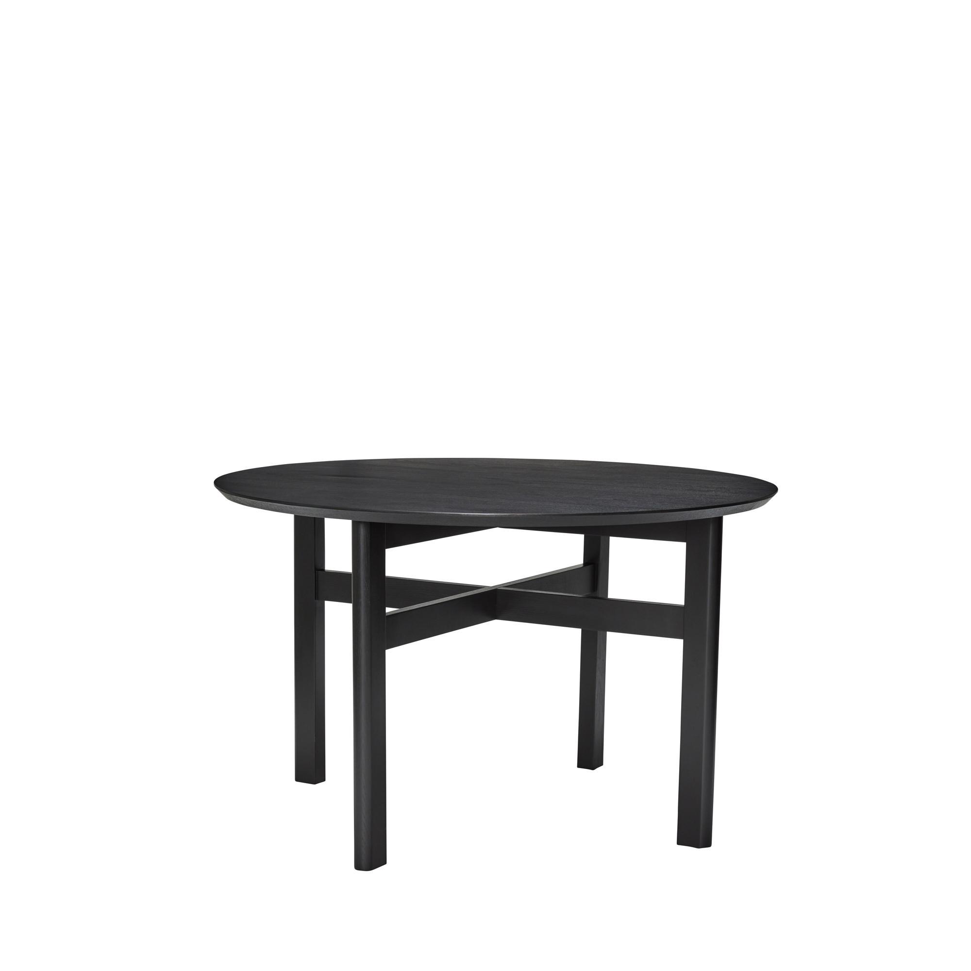 Hübsch Mesa de Comedor Fjord Redonda Pequeño Negro