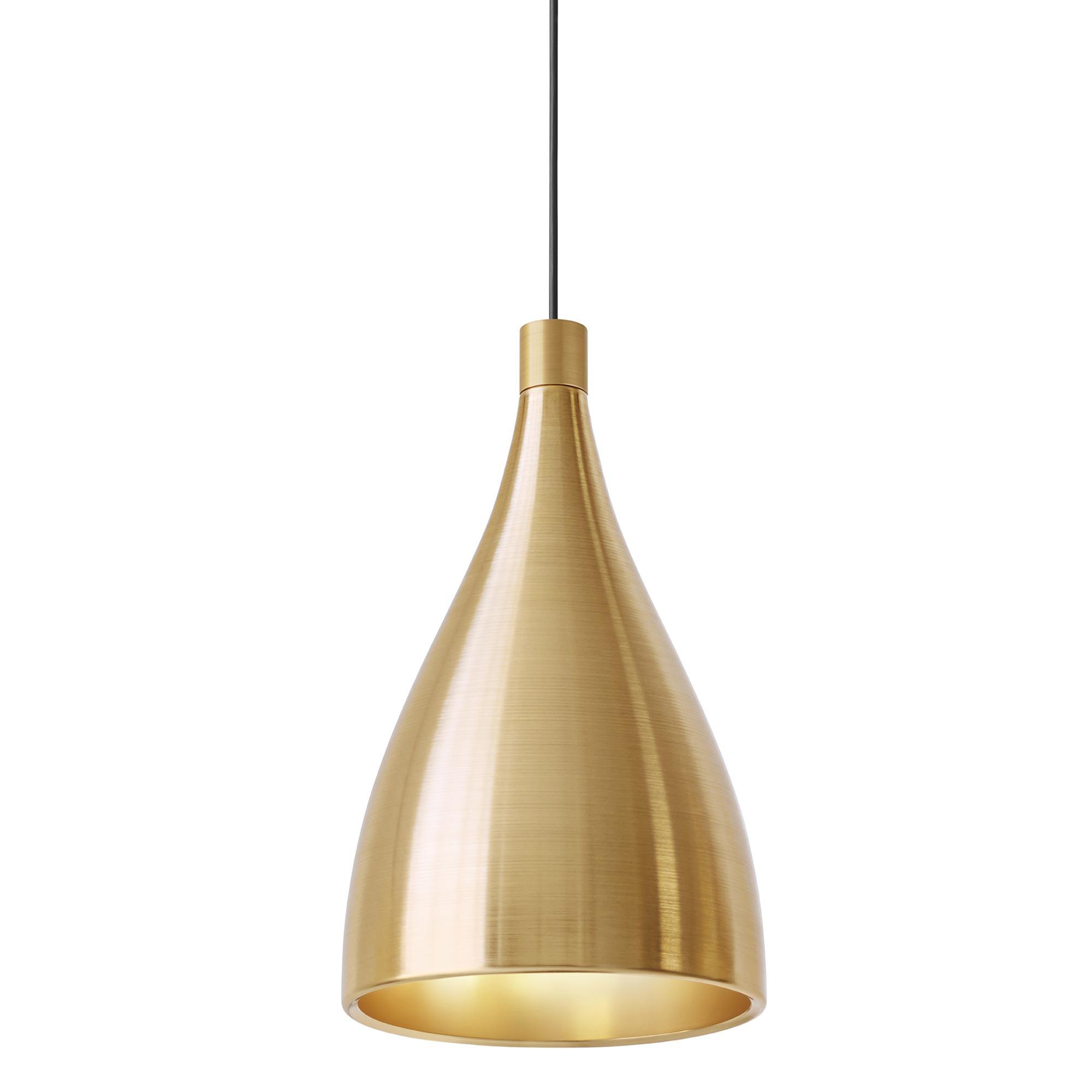 Pablo Swell Single XL Pendant Narrow Brass