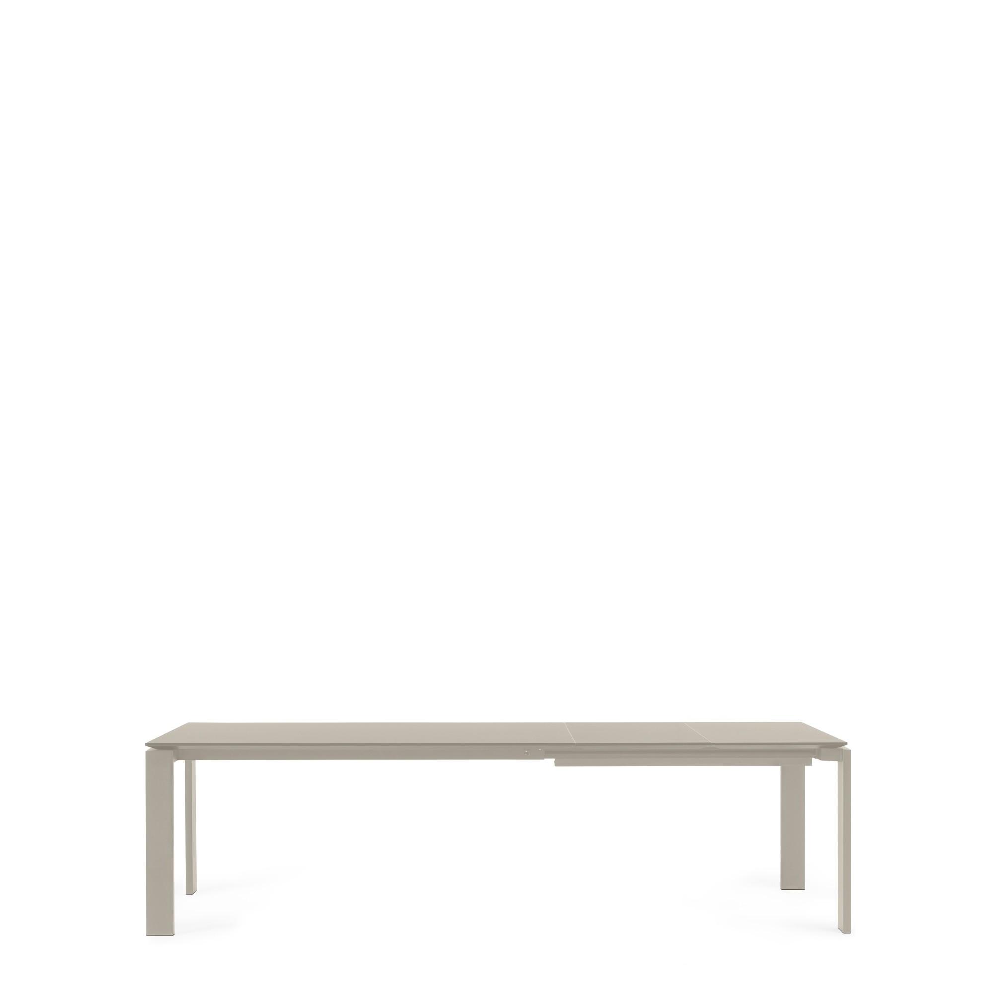 Mesa de comedor Kartell FOUR EXTENDABLE color Beige.