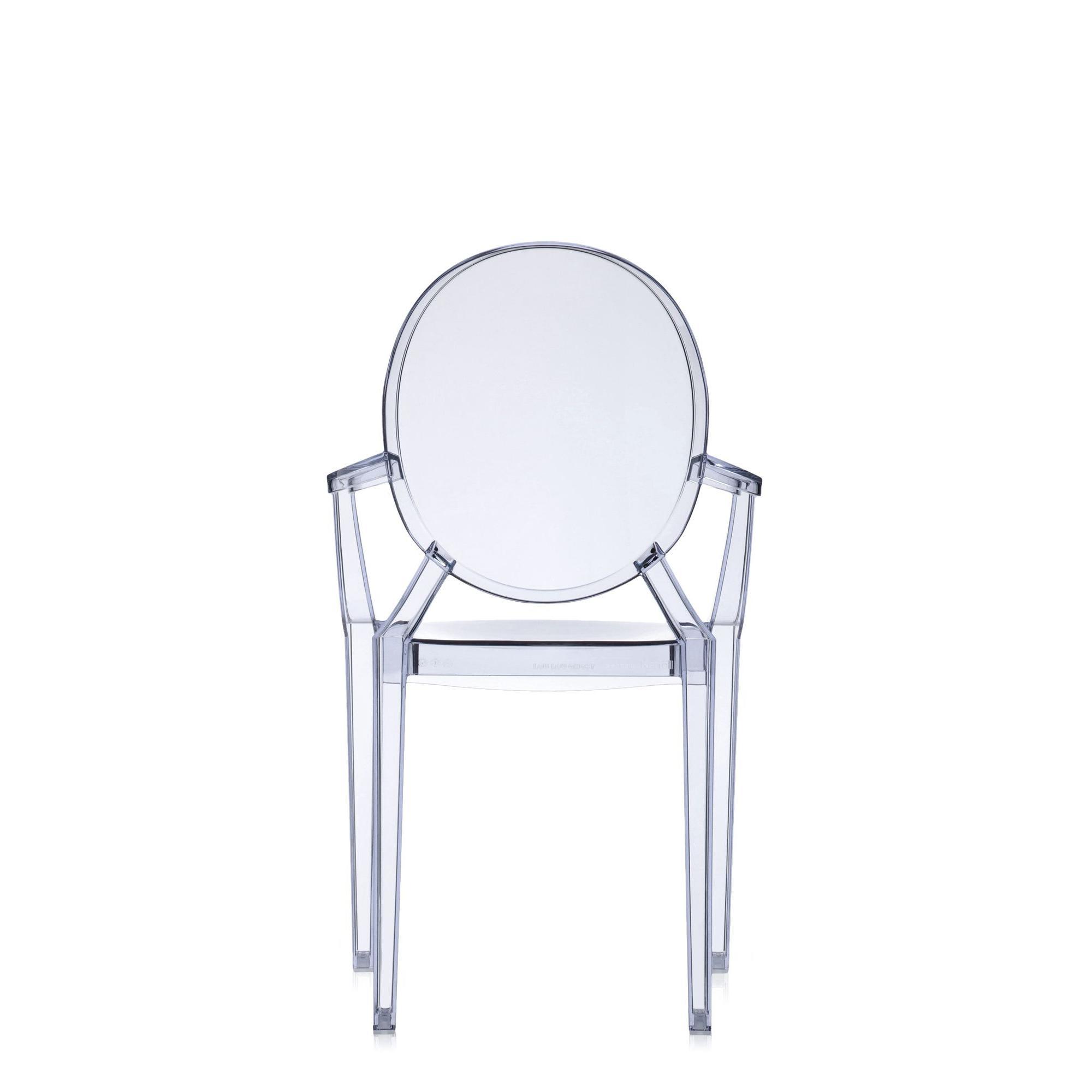 Kartell Louis Ghost Chaise de Salle à Manger Bleu