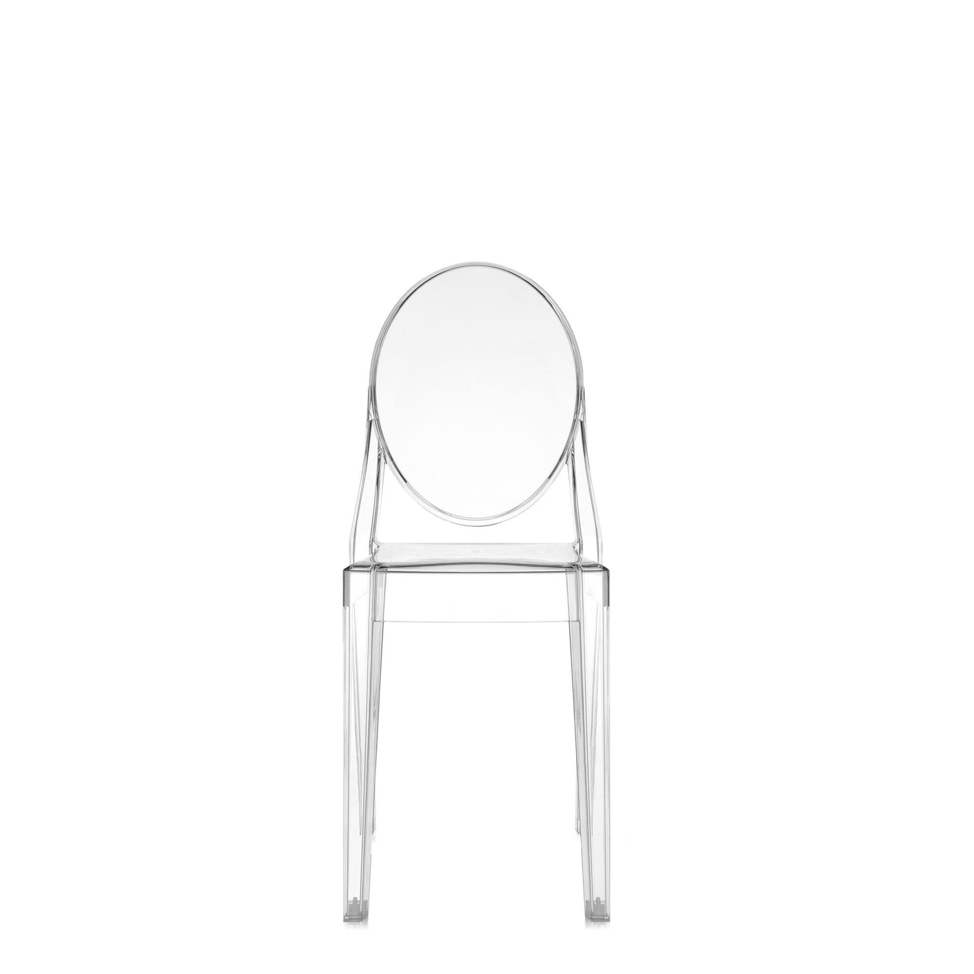 Sedia da Pranzo Victoria Ghost Cristallo Kartell