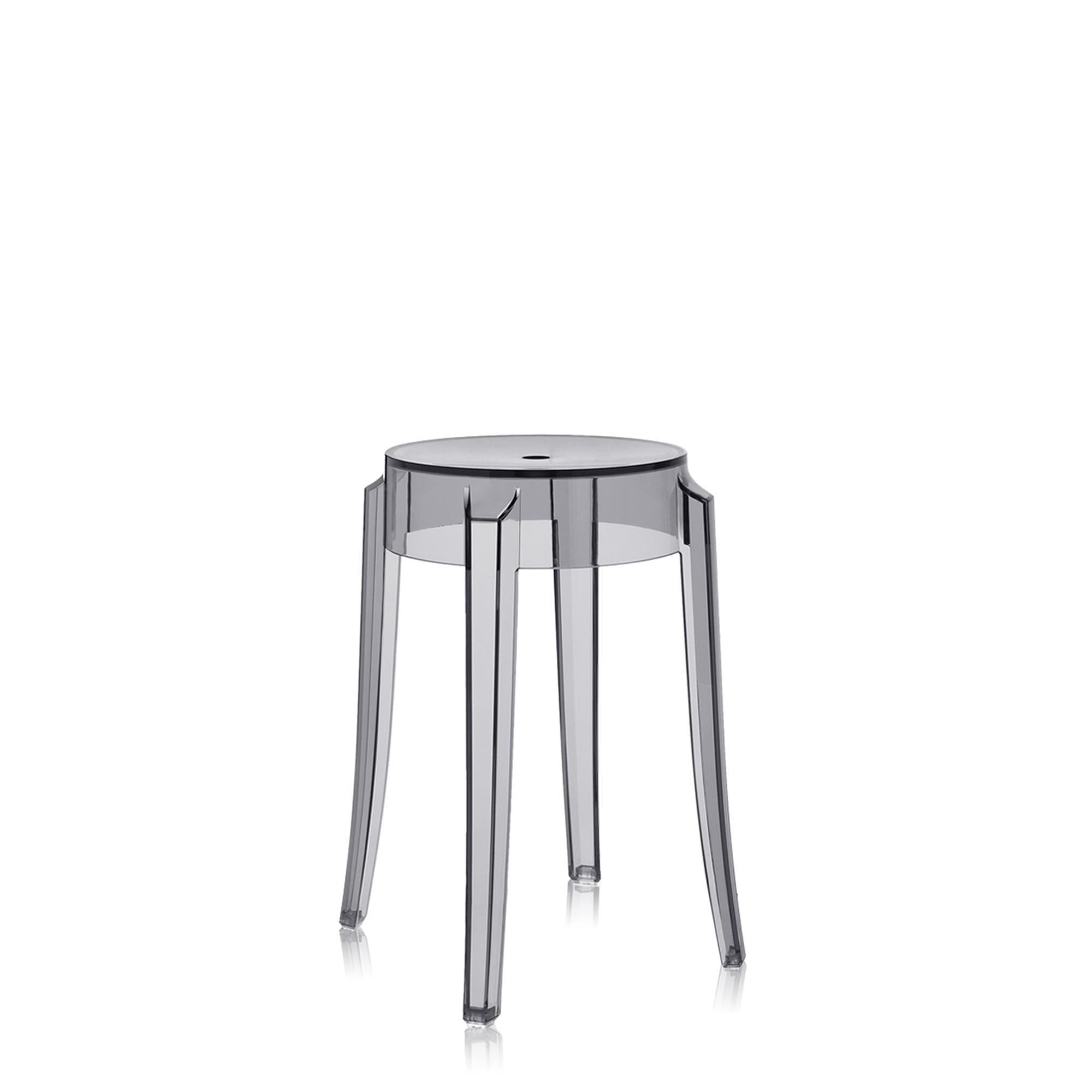 Kartell Charles Ghost Stool H45 Harmaa