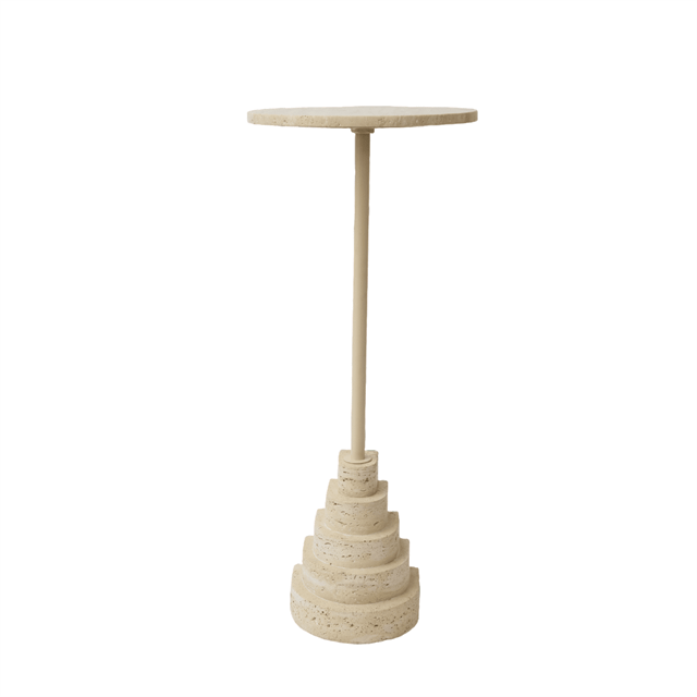 AYTM SOLUM sidebord H78 lys Sand/travertin