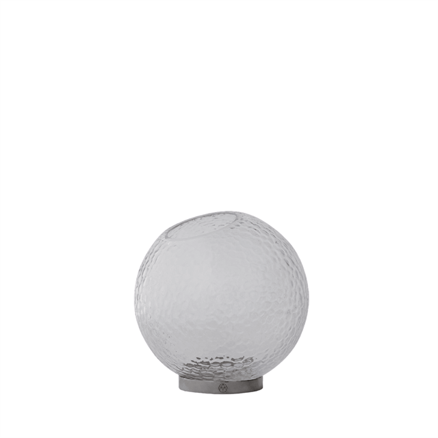 AYTM GLOBE BUBBLES Vase É21 Klar/ Sølv