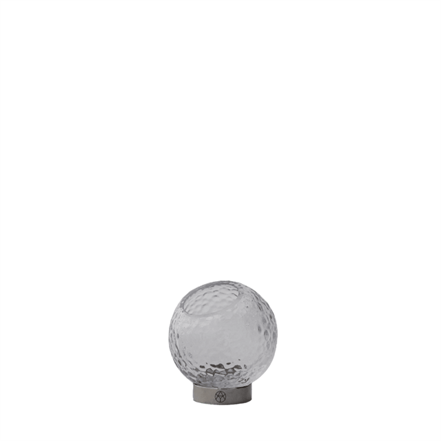 AYTM GLOBE BUBBLES Vase É10 Klar/ Sølv