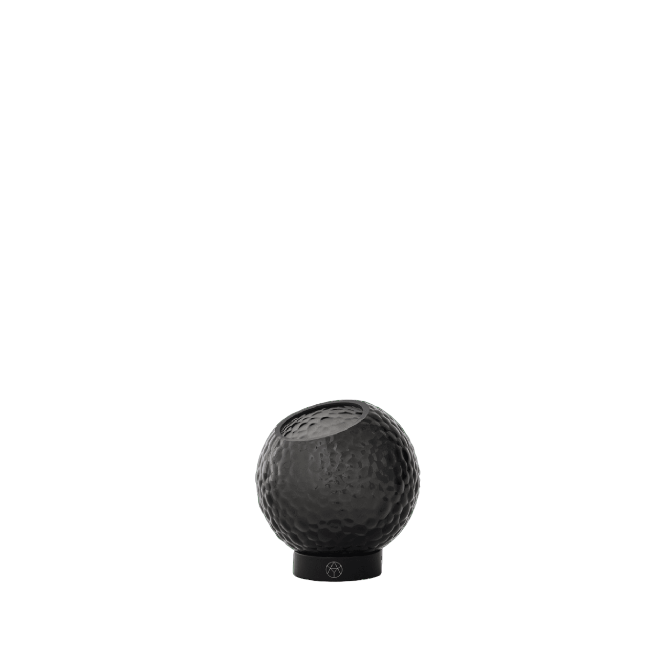 AYTM GLOBE BUBBLES Vase Ø10 Black