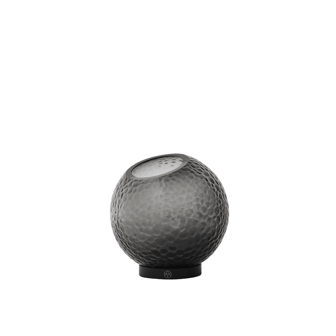 AYTM GLOBE BUBBLES Vase Ø17 Black
