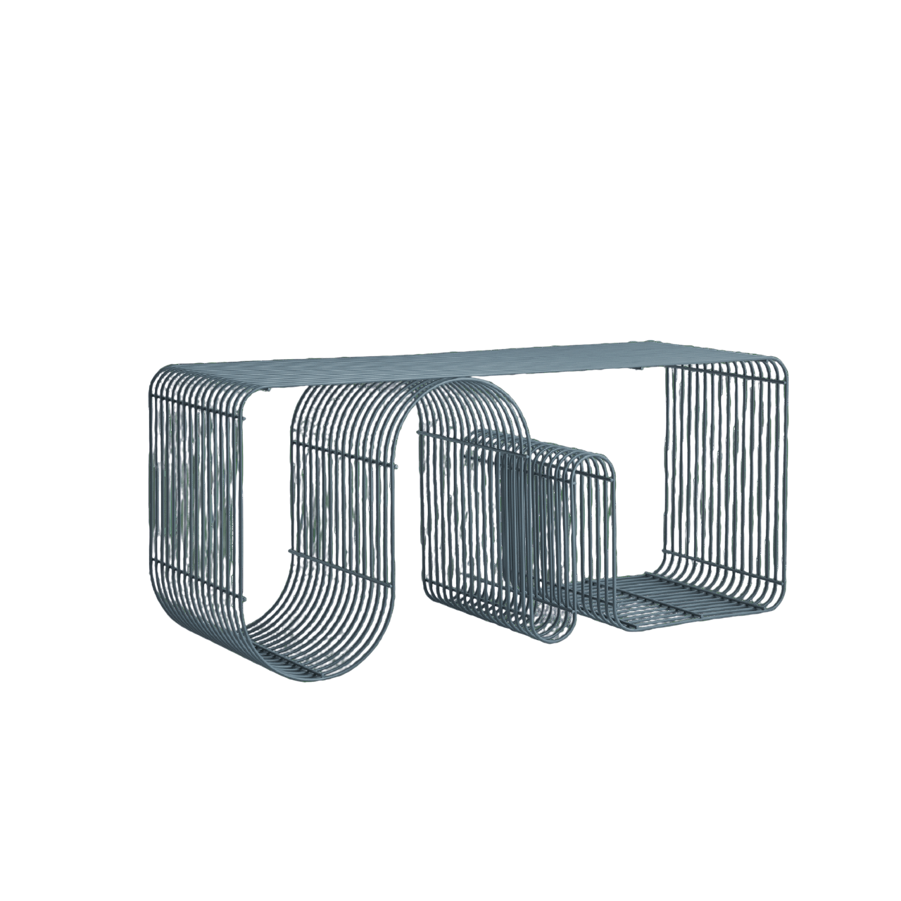 Banc AYTM CURVA L100 Bleu Poudré