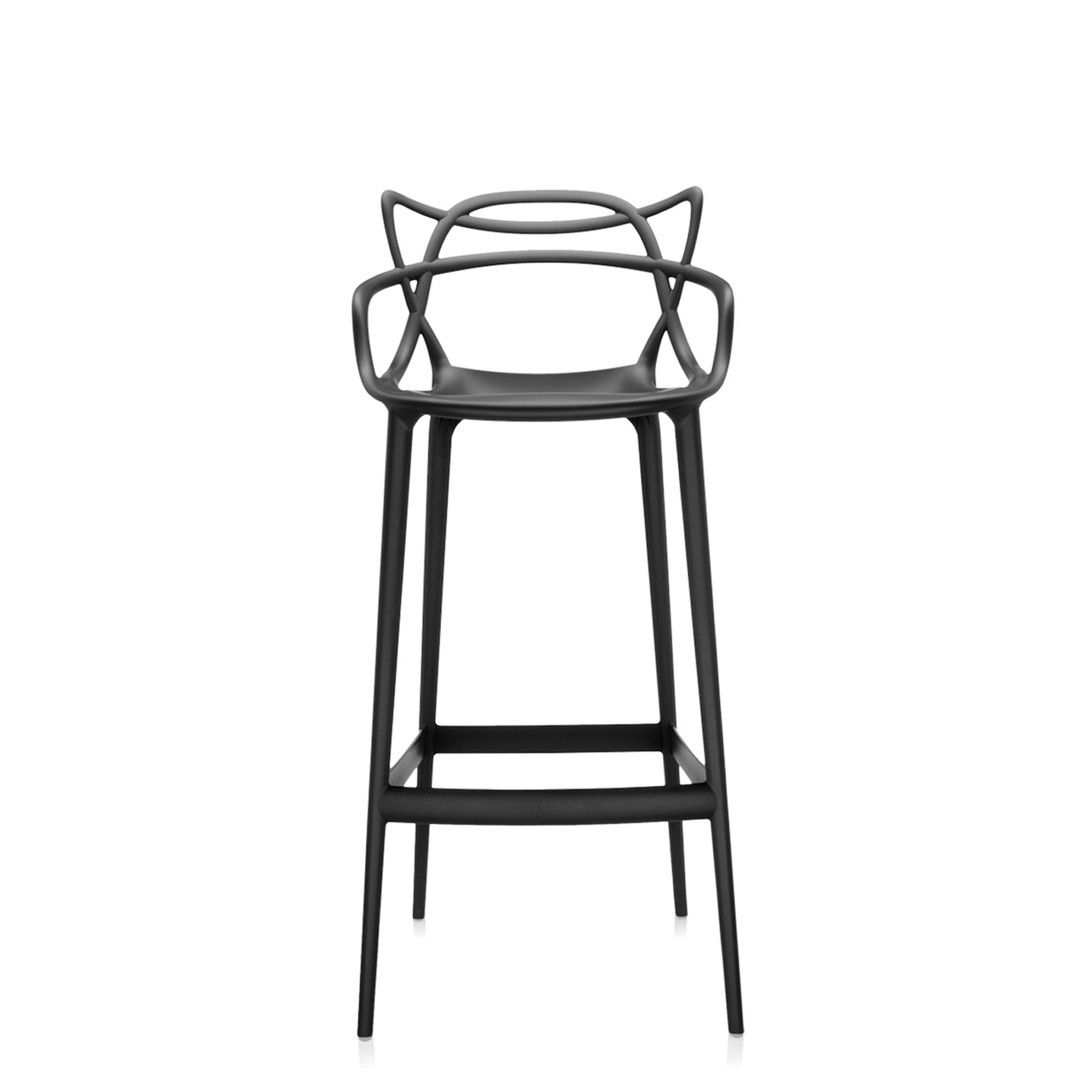 Kartell Masters Barstool H75 Musta