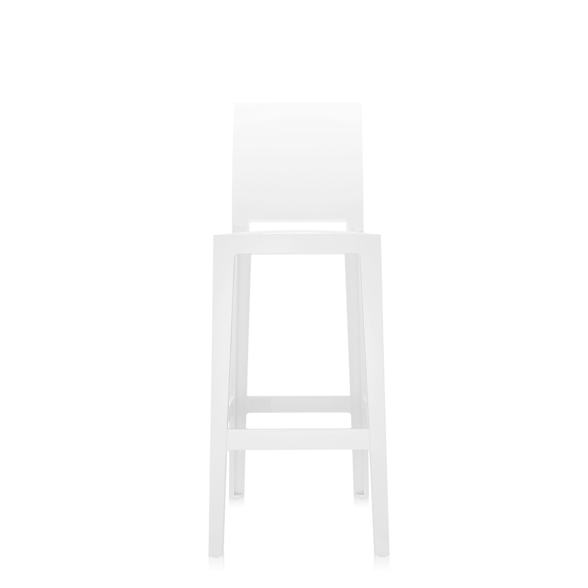 Kartell One More Please Barstool H75 Kiiltävä Valkoinen