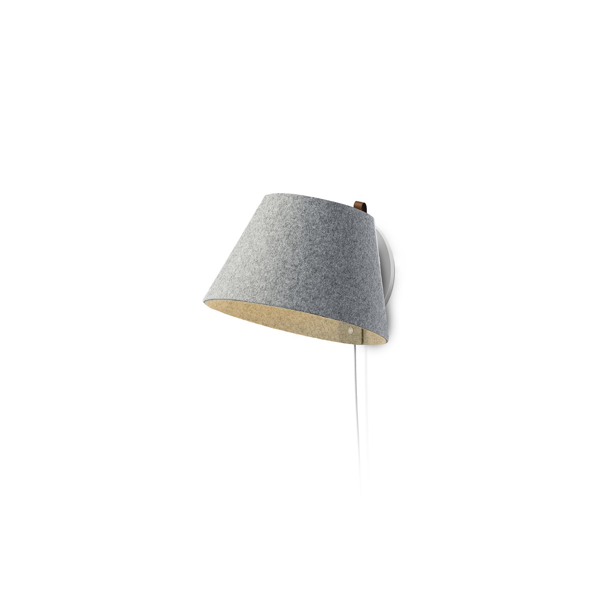 Pablo Lana Wall Lamp Small Stone/ Gray