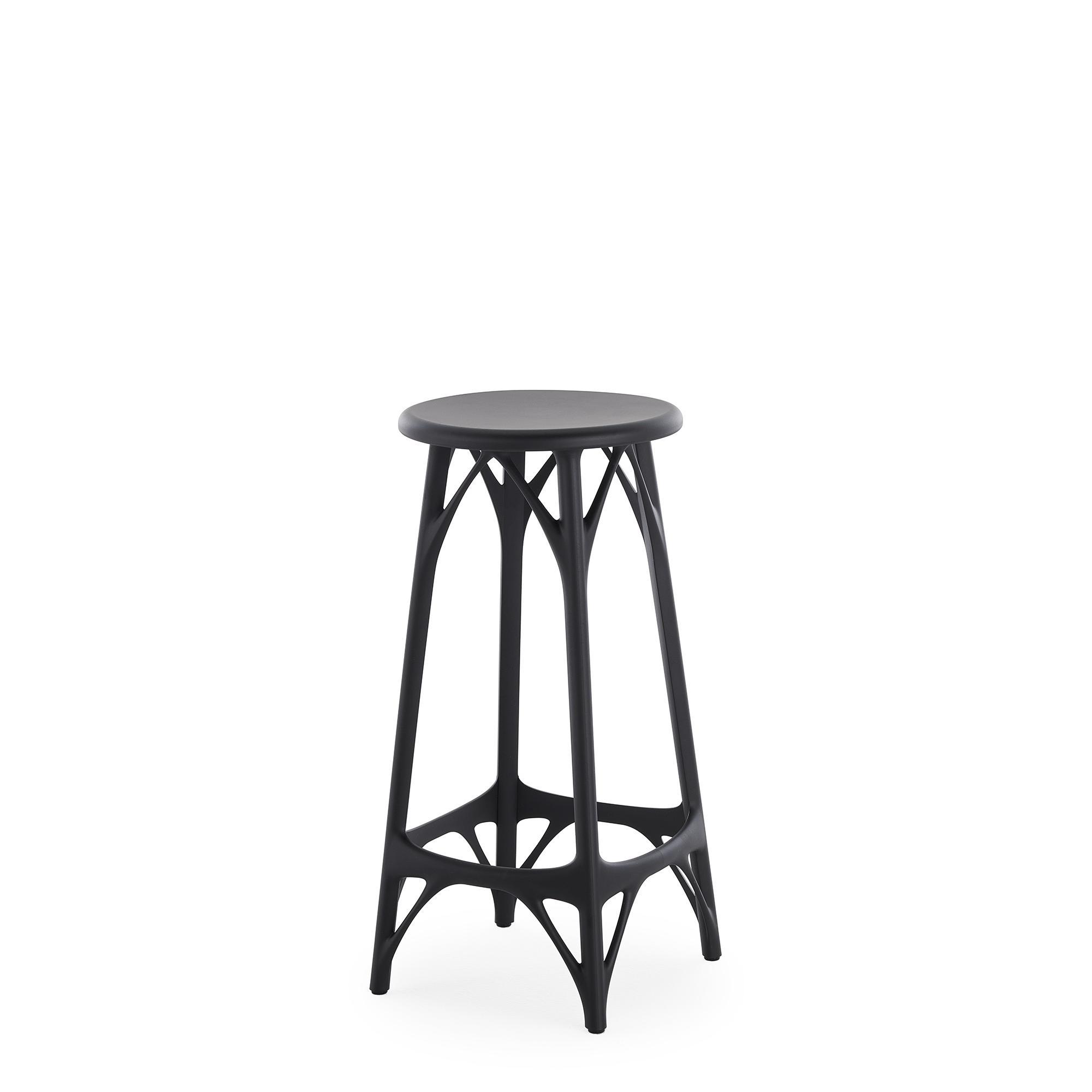 Kartell AI Light Stool H65 Black