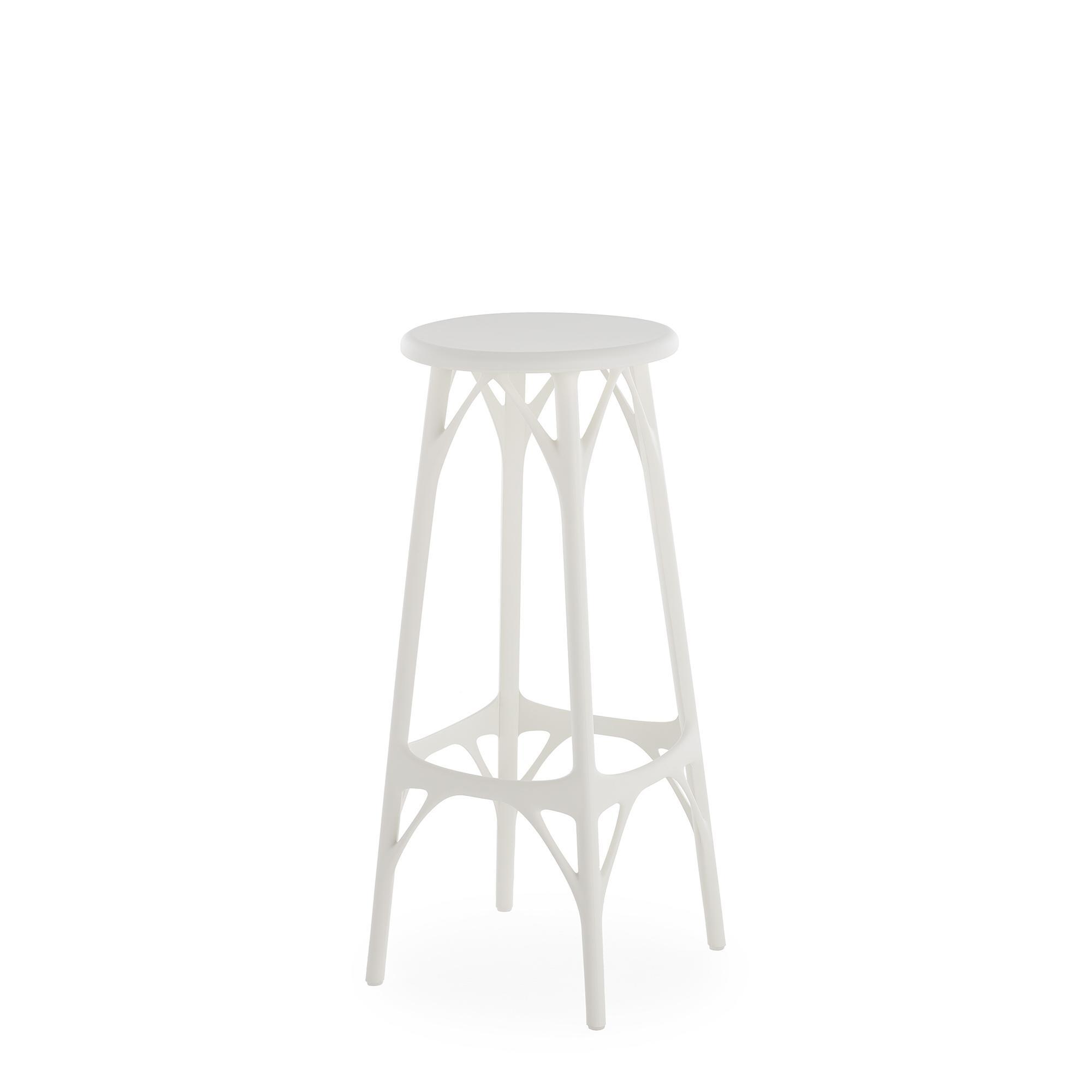 Kartell AI Light Stool H75 Valkoinen