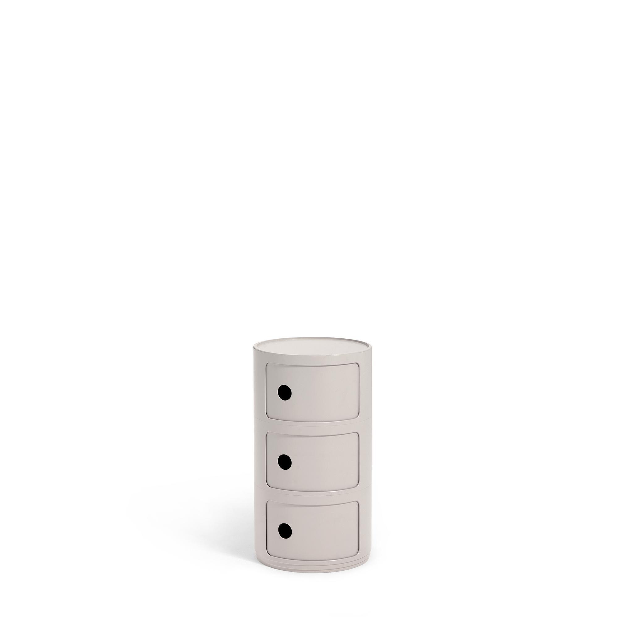 Kartell Componibili 3 Cabinet Bio Cream