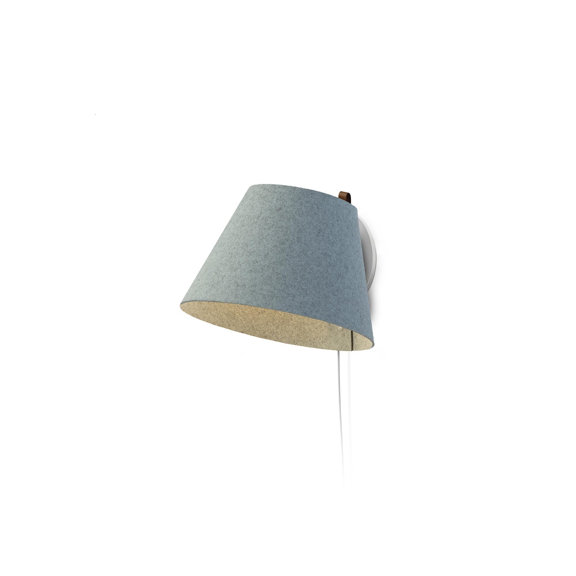 Pablo Lana Lámpara de Pared Grande Azul Ártico/ Gris