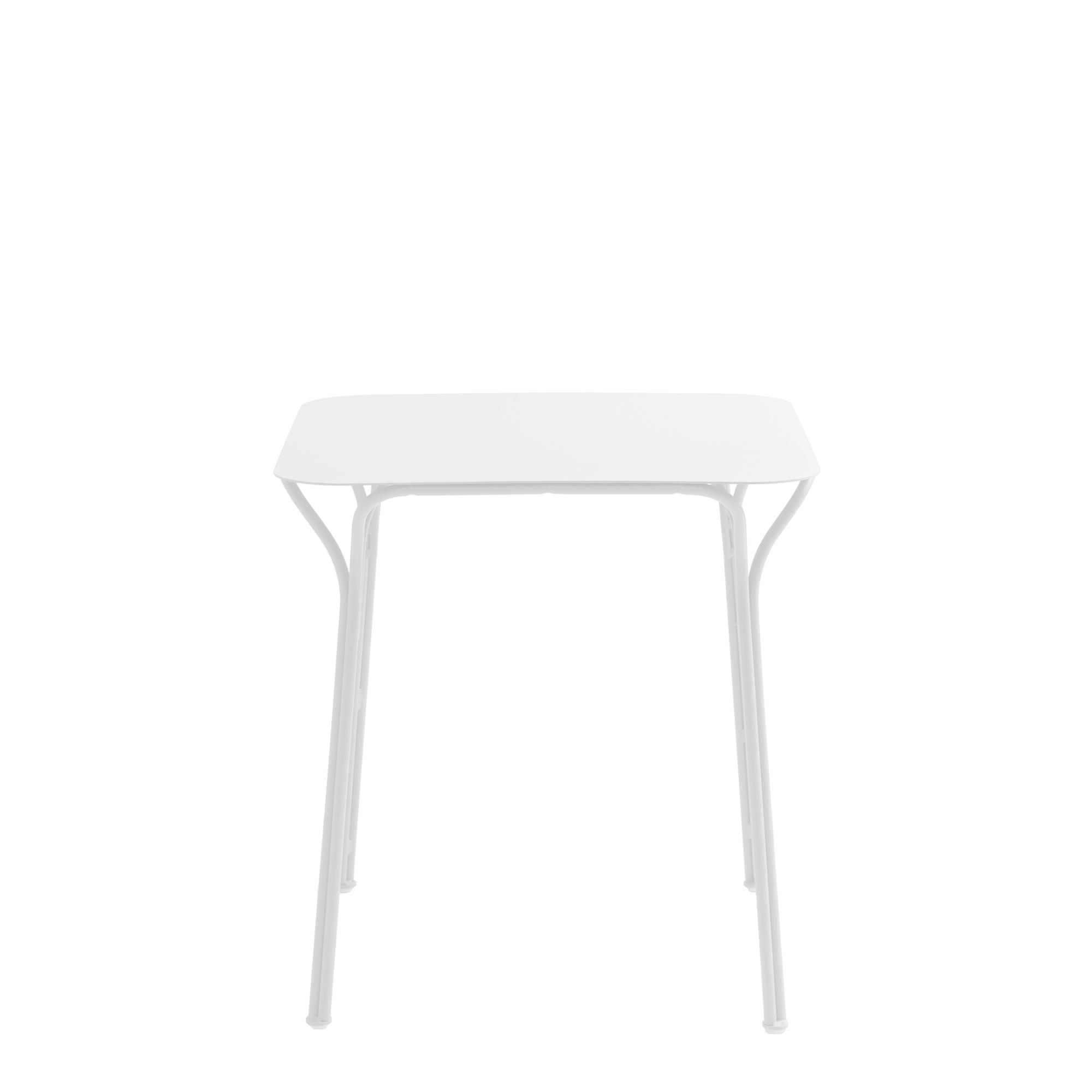 Kartell Hiray Ulkopöytä Square H72 Valkoinen