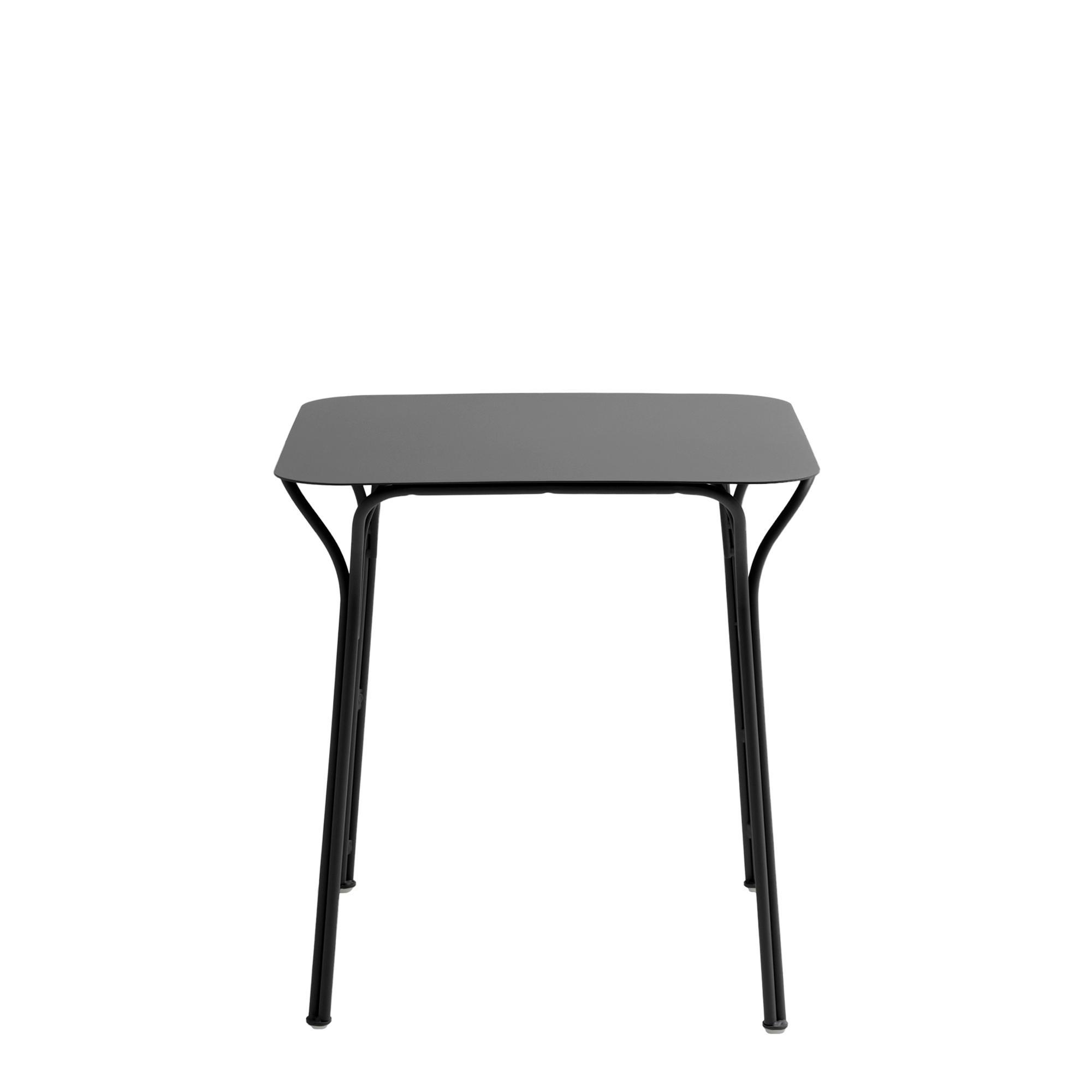 Kartell Hiray Outdoor Table Square H72 Musta