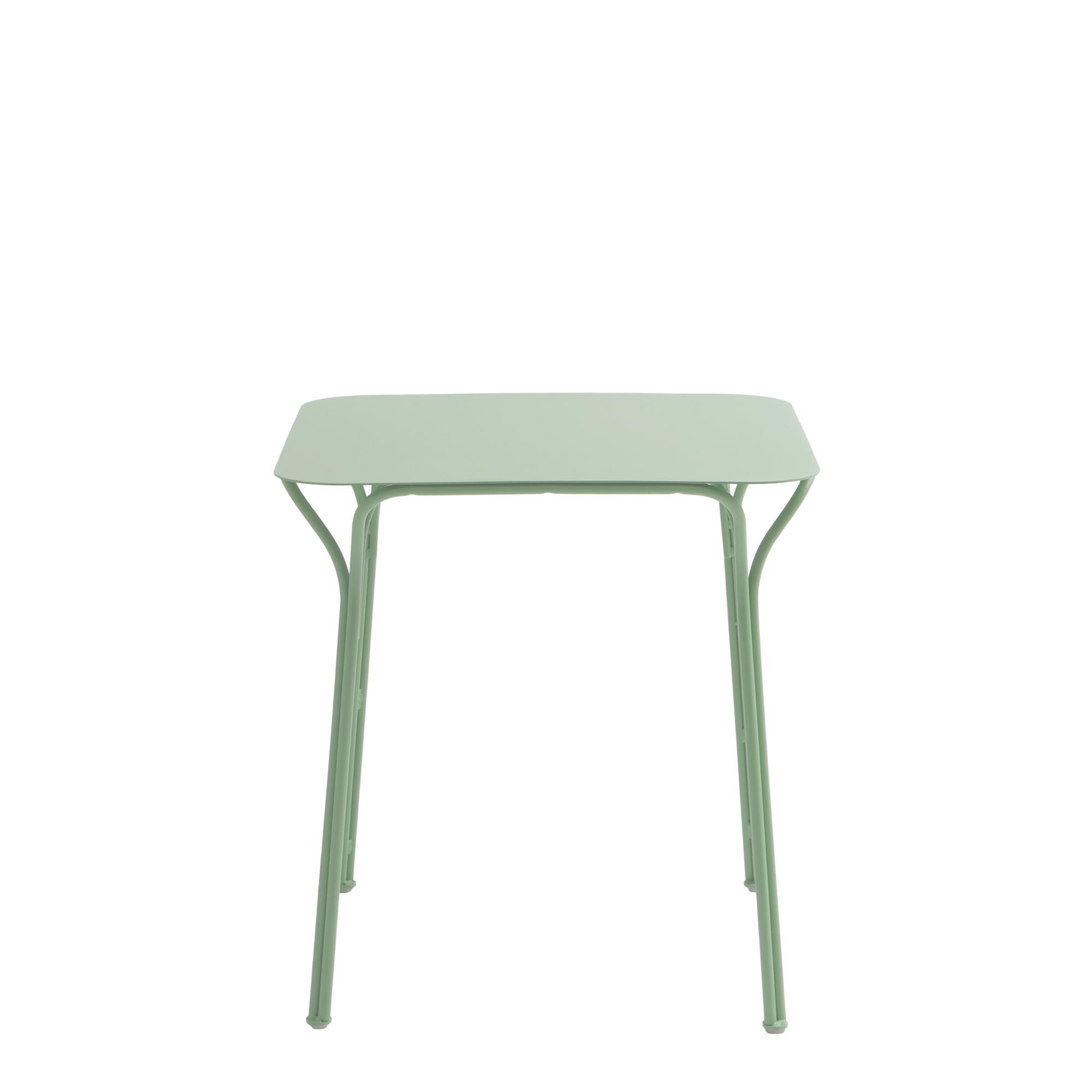 Kartell Hiray Outdoor Table Square H72 Vihreä