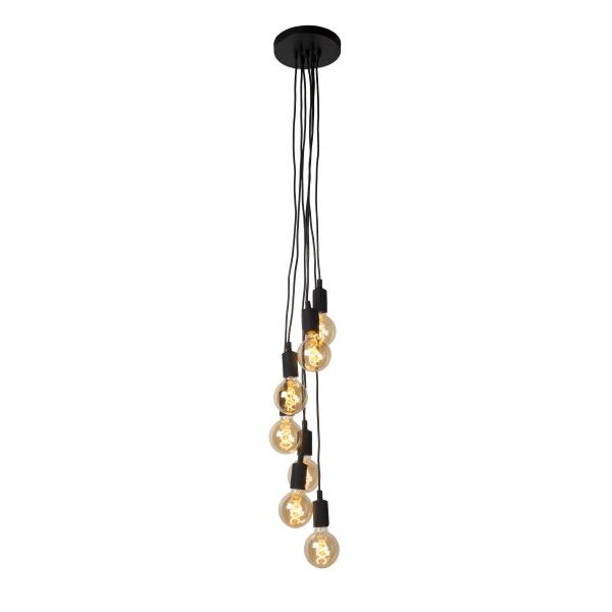 Lucide Fix Pendant 7 Black