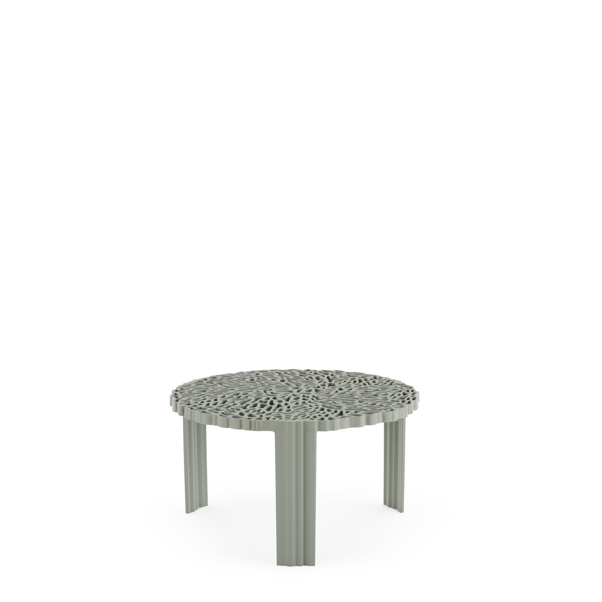 Kartell T-TABLE Sidebord Lille Grøn/Pewter