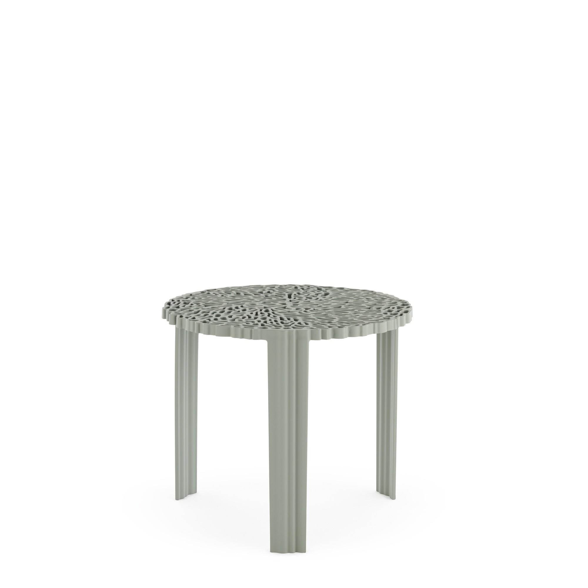 Kartell T-TABLE -sivupöytä, suuri, vihreä/tina