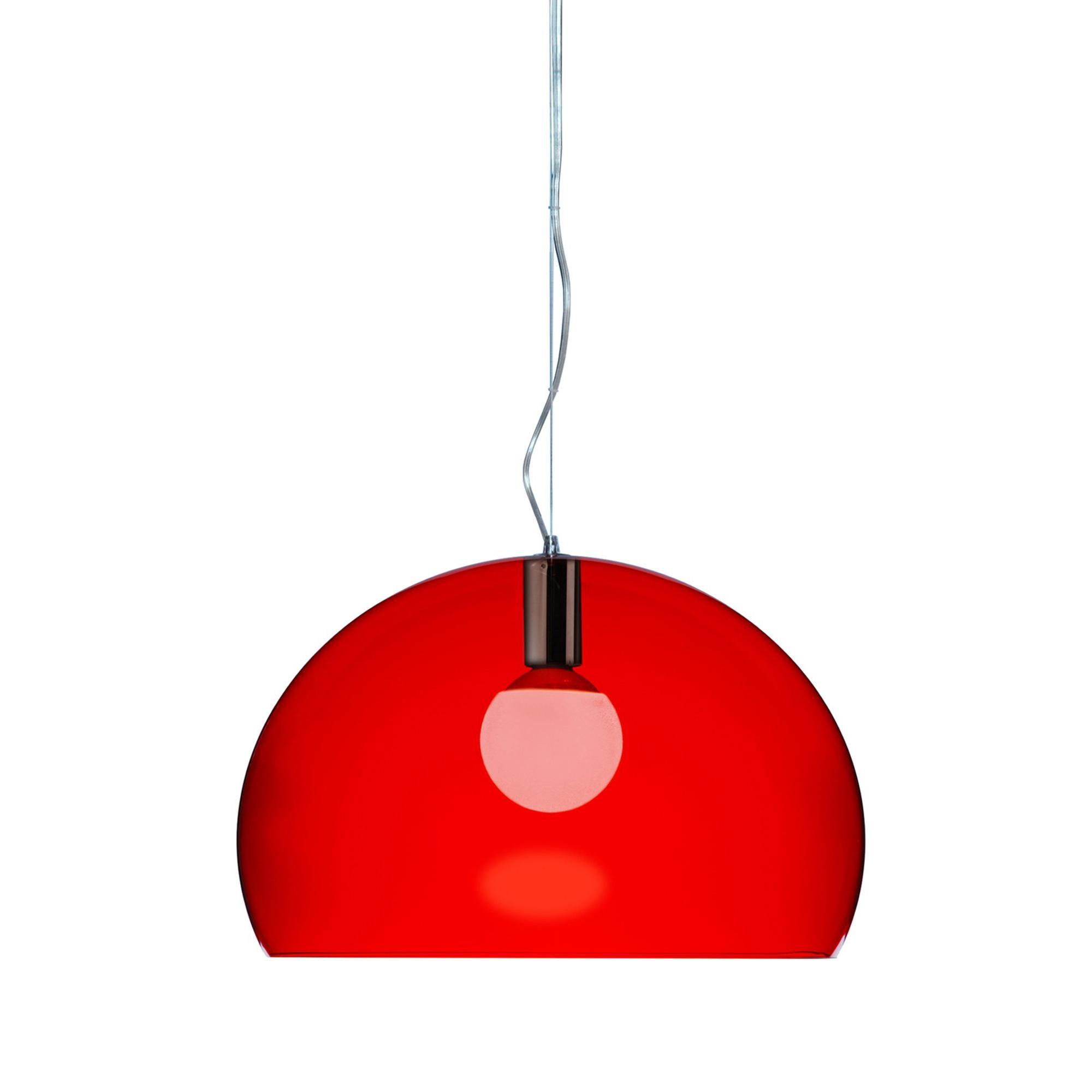 Kartell FL/Y Lámpara Colgante Mediana Rojo