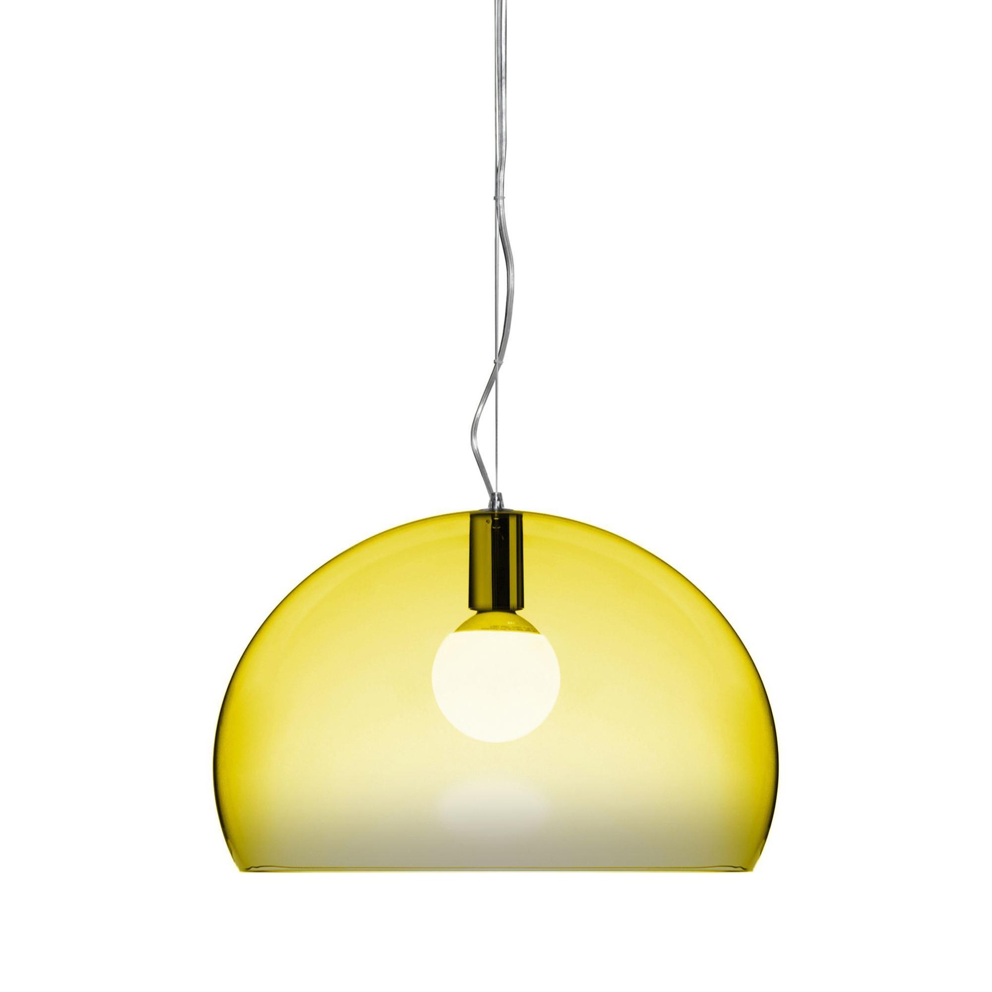 Kartell FL/Y Pendant Yellow Medium