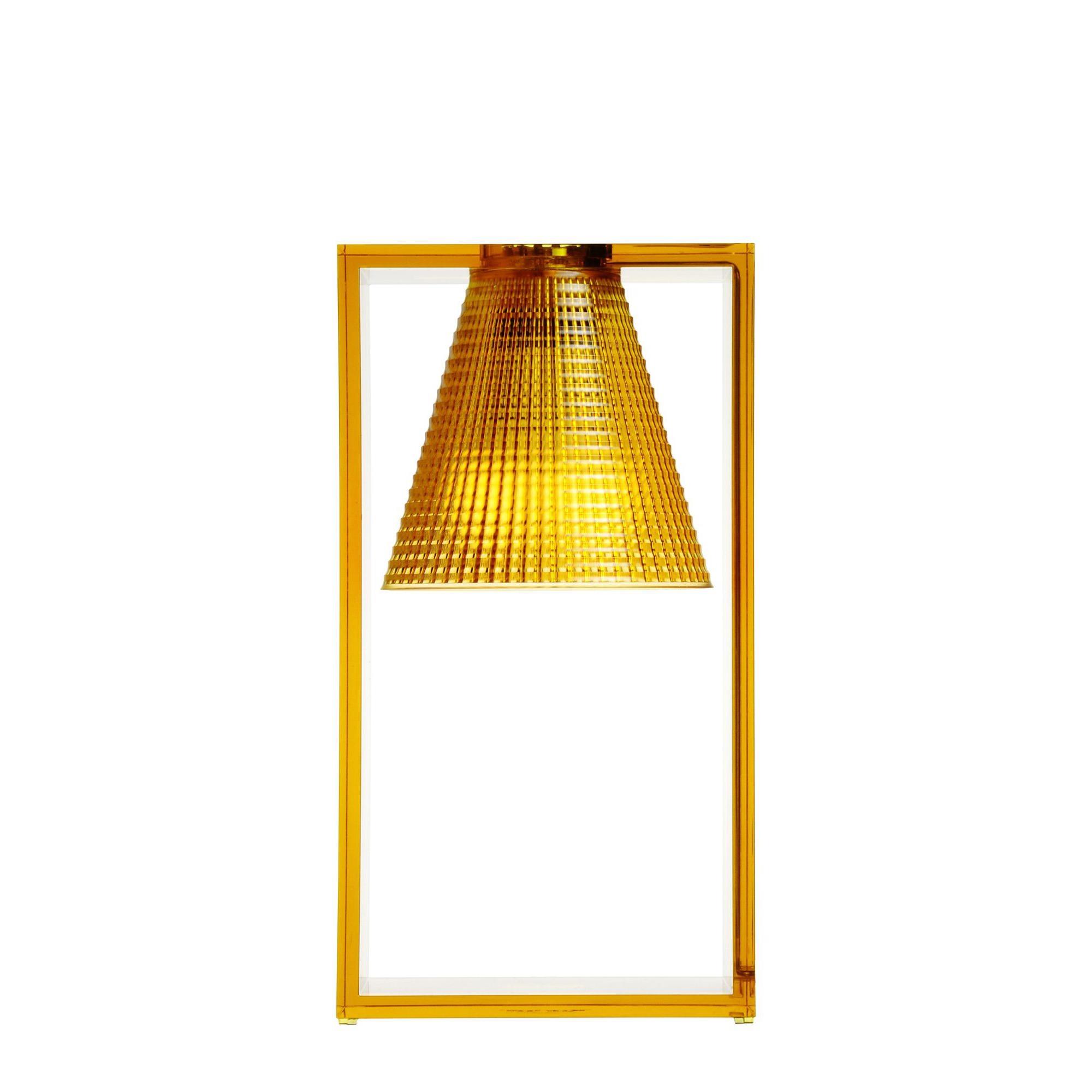 Kartell Light-Air Table Lamp Sculpted Amber