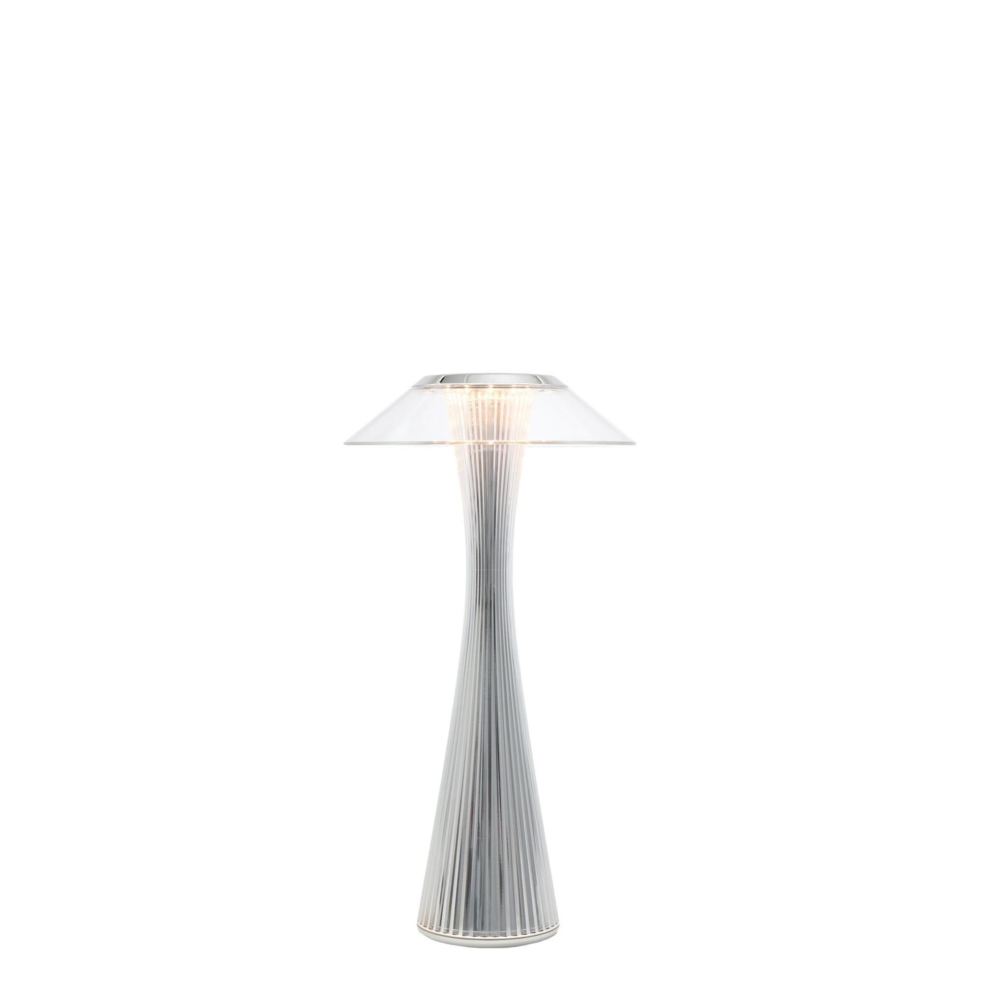 Kartell Space Lampe de Table Dextérieur Chrome