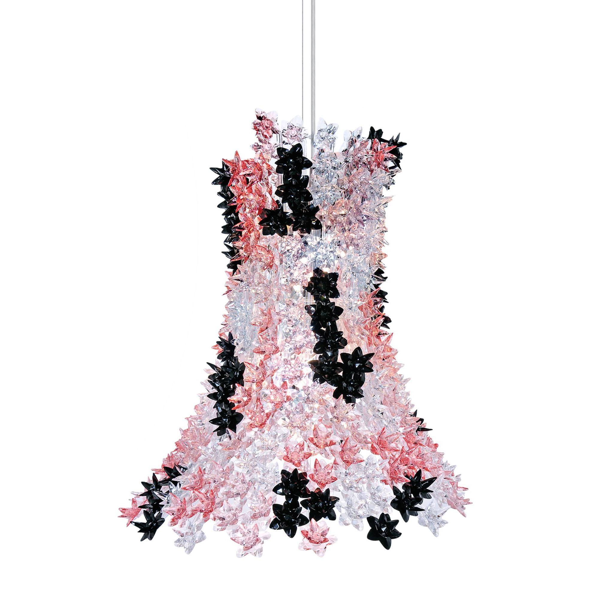 Kartell Bloom Pendant Pink/ Black