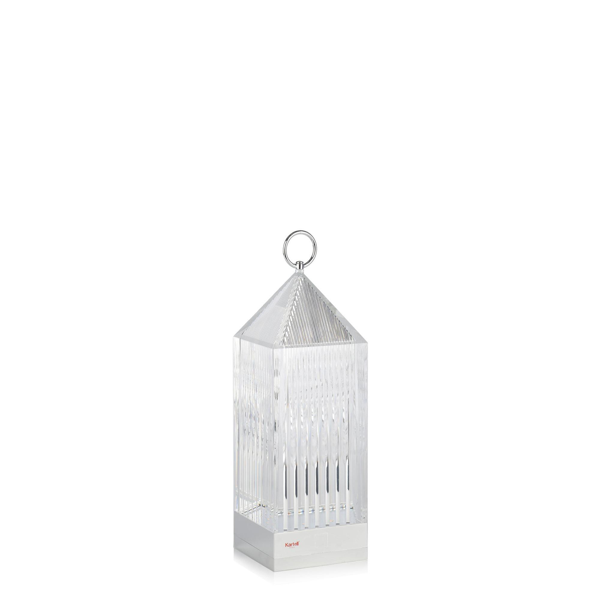 Lampada Da Tavolo Senza Fili Lantern Trasparente design Fabio Novembre for  Kartell - SDM Product Selection