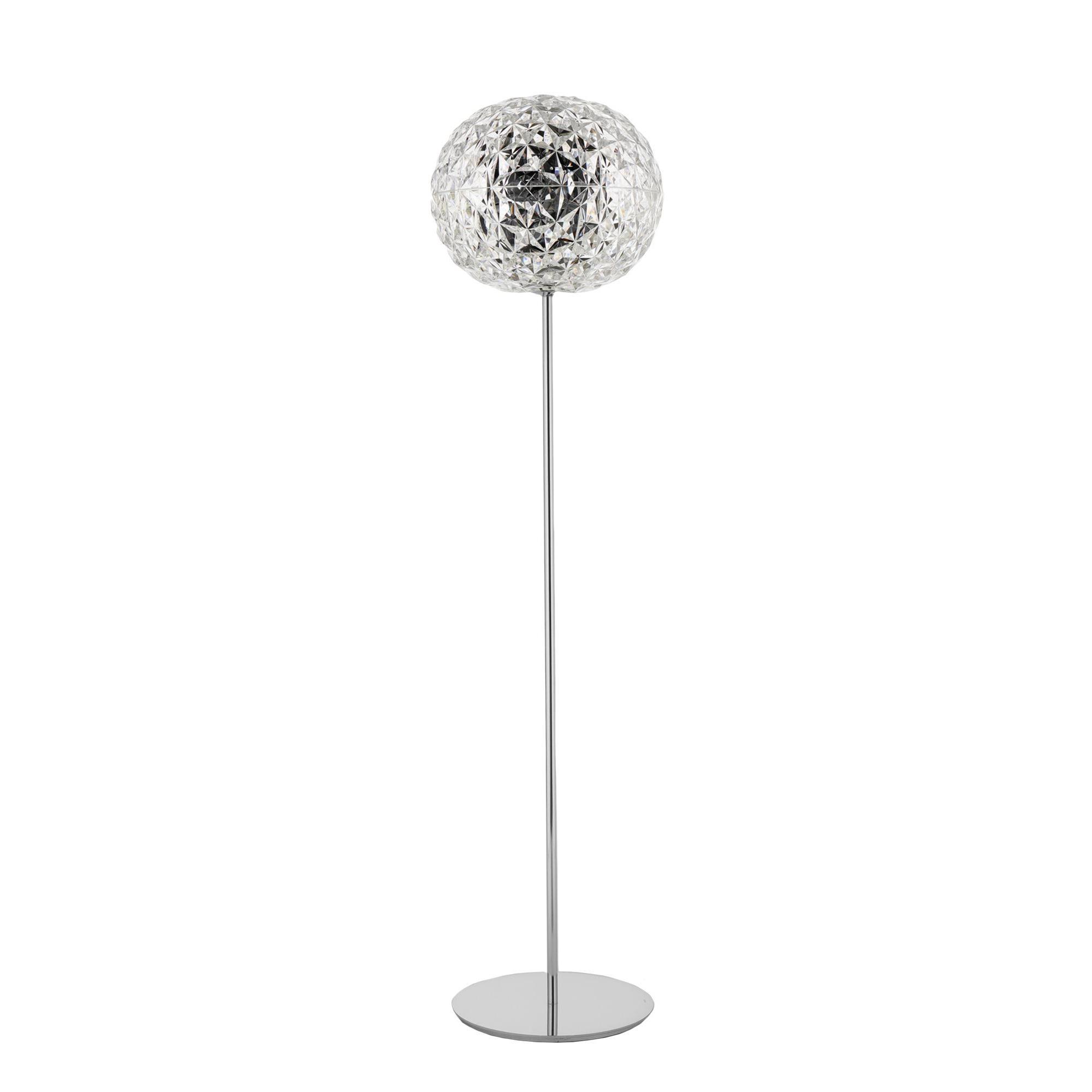 Kartell Planet Lampada da Terra H130 Cristallo