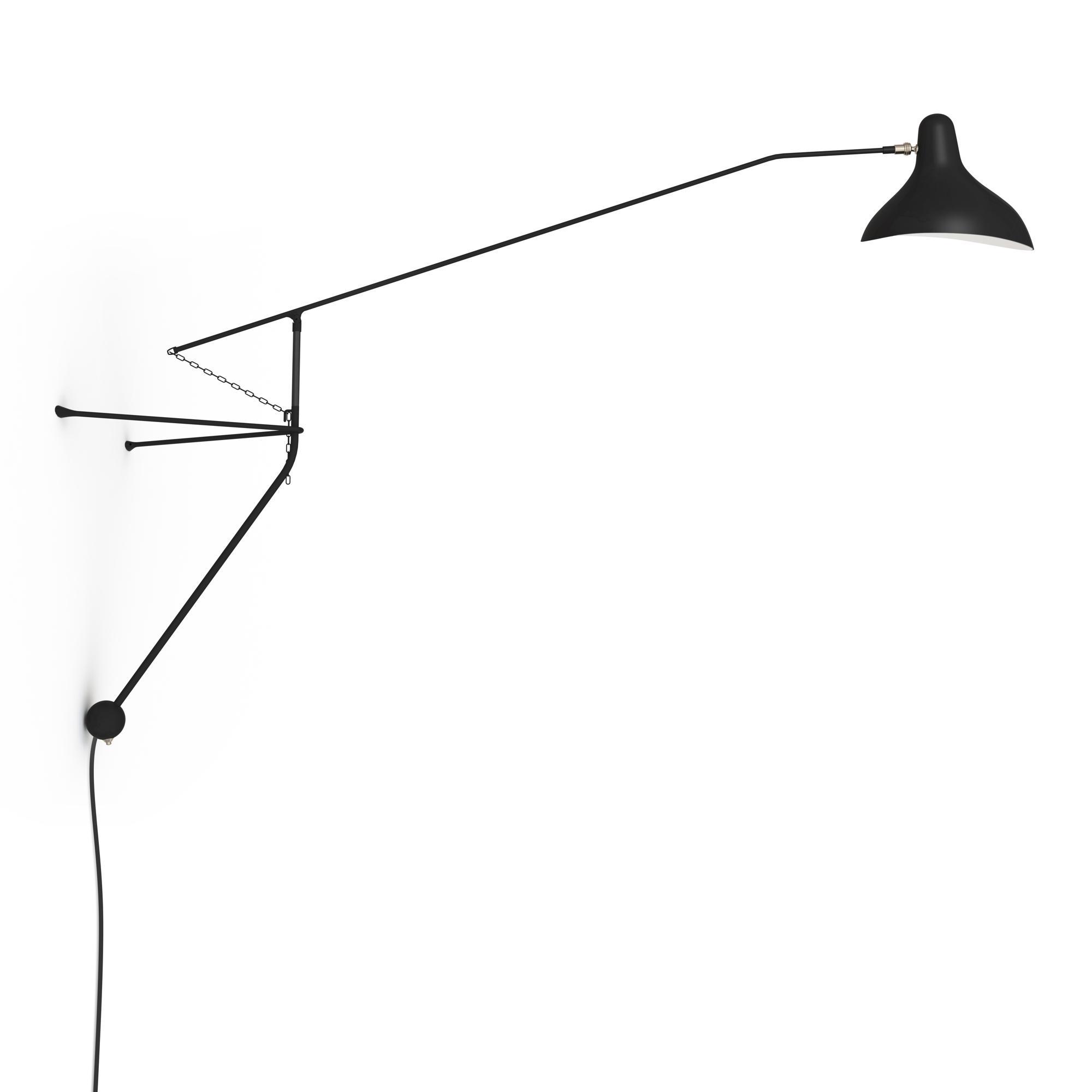 Schottlander Mantis BS2 Zwart Wandlamp