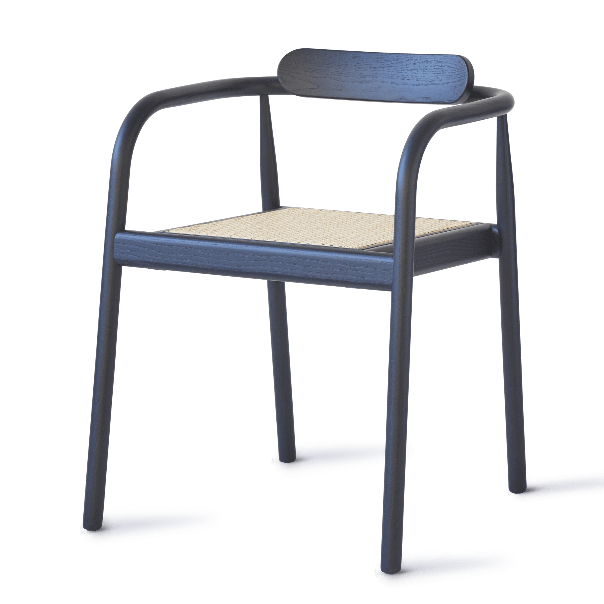 Please Wait to be Seated Ahm Dining Chair Navy Blue