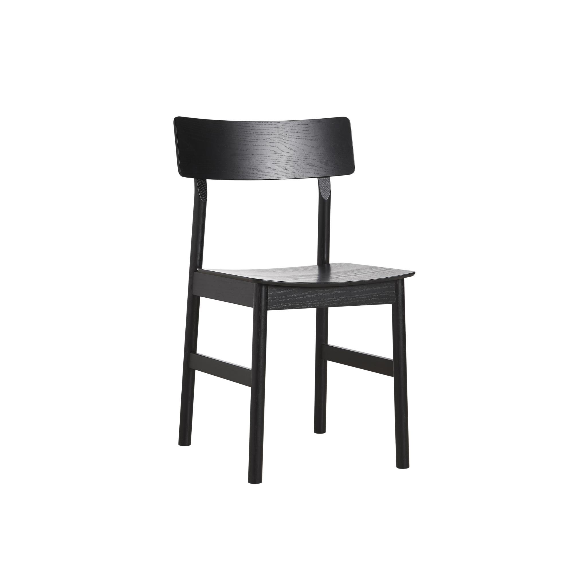 Woud Pause Dining Chair 2.0 Black Ash
