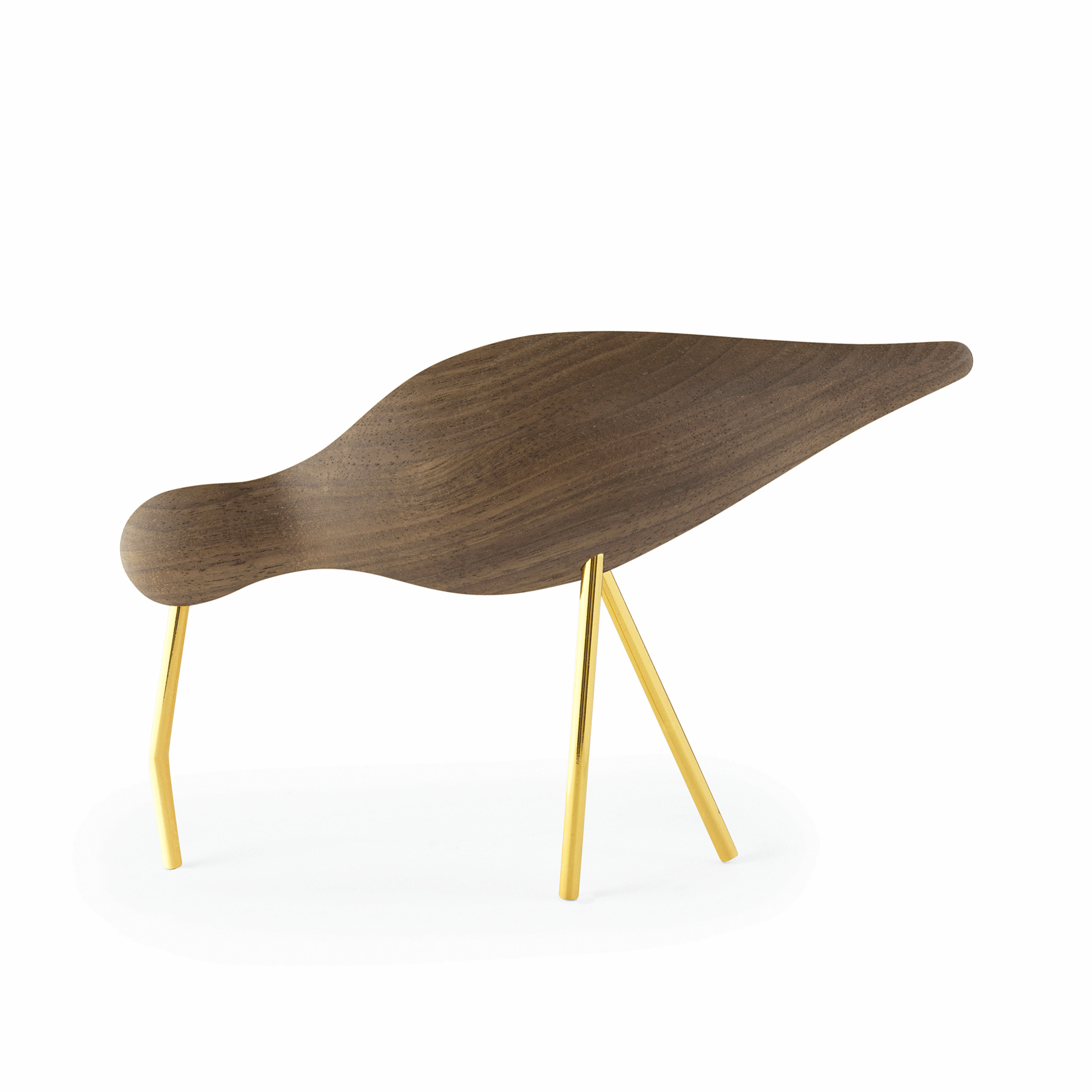 Normann Copenhagen Shorebird Valnöt Mässing Stor