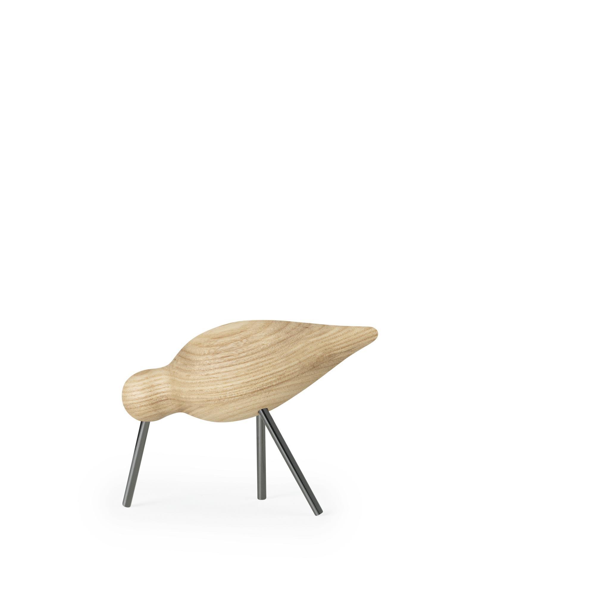 Normann Copenhagen Shorebird Ask Sort Metallisk Mellem