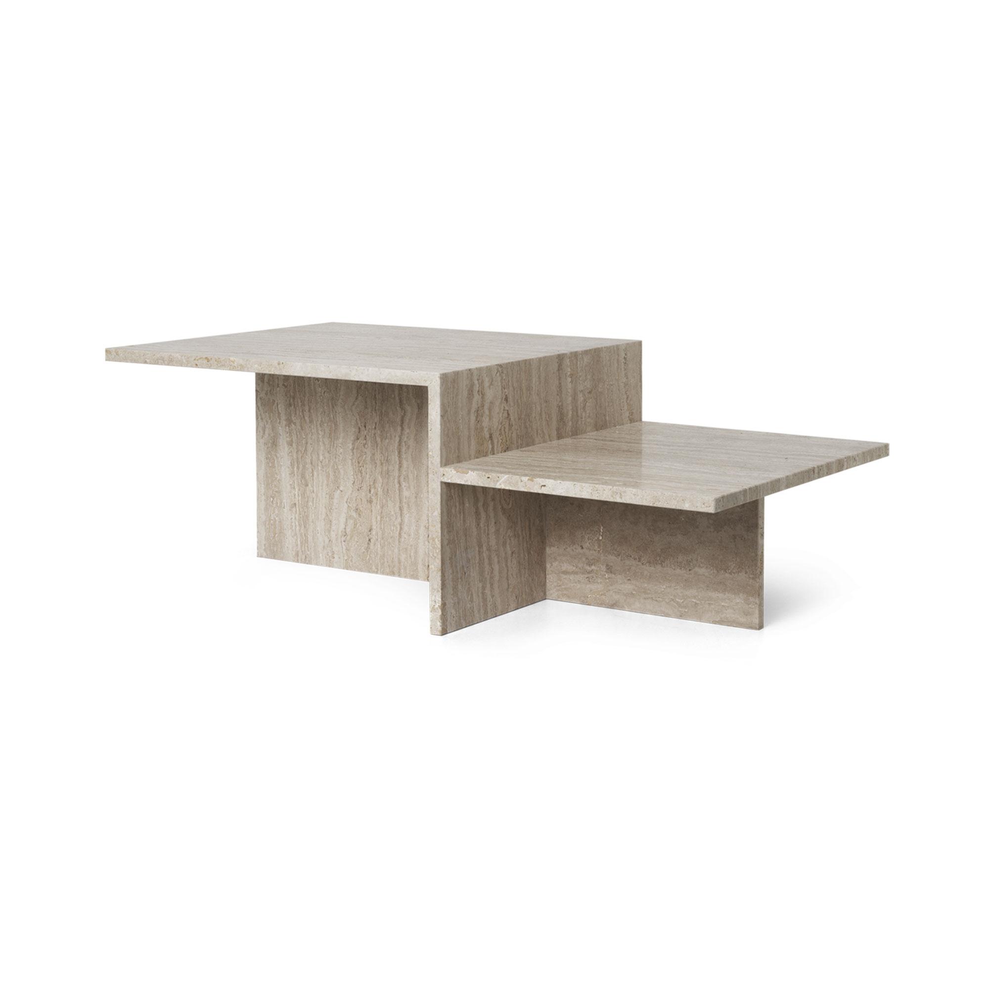 Ferm Living Table Basse en Travertin H35 Séparée